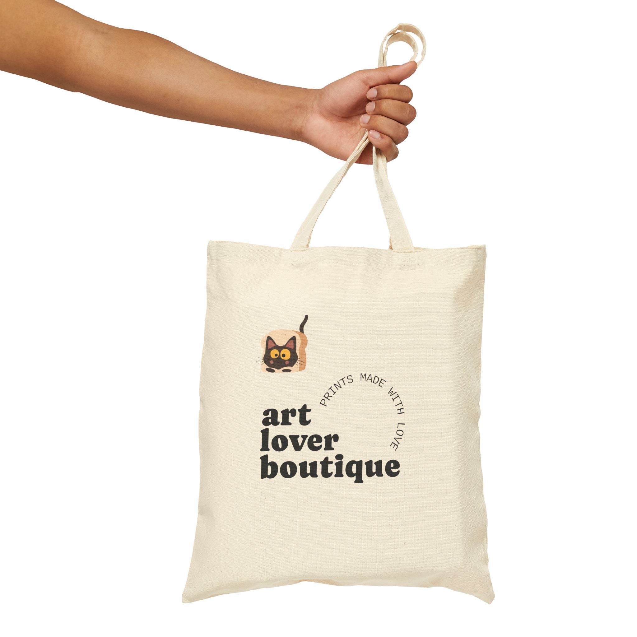 Art Lover Canvas Tote Bag – 12 oz Cotton