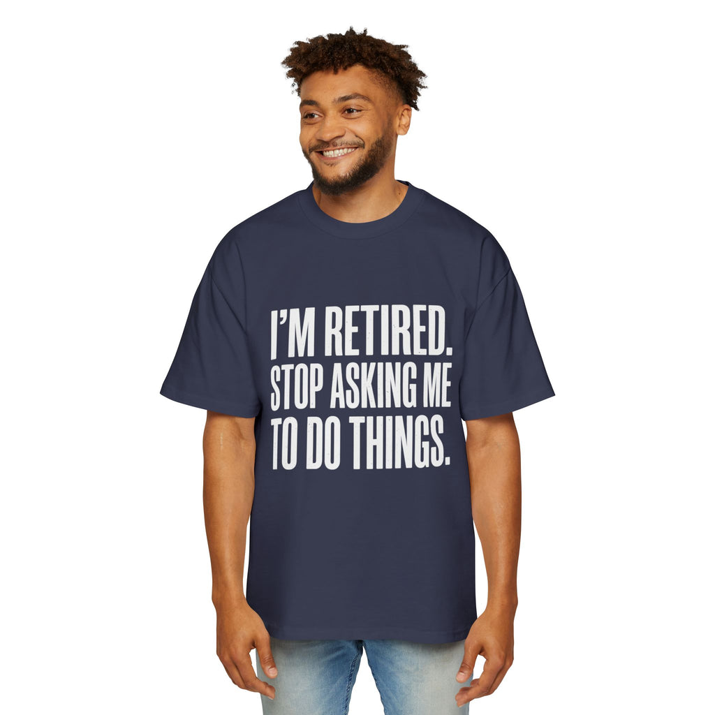 Ausgemustertes Oversized Baumwoll-T-Shirt