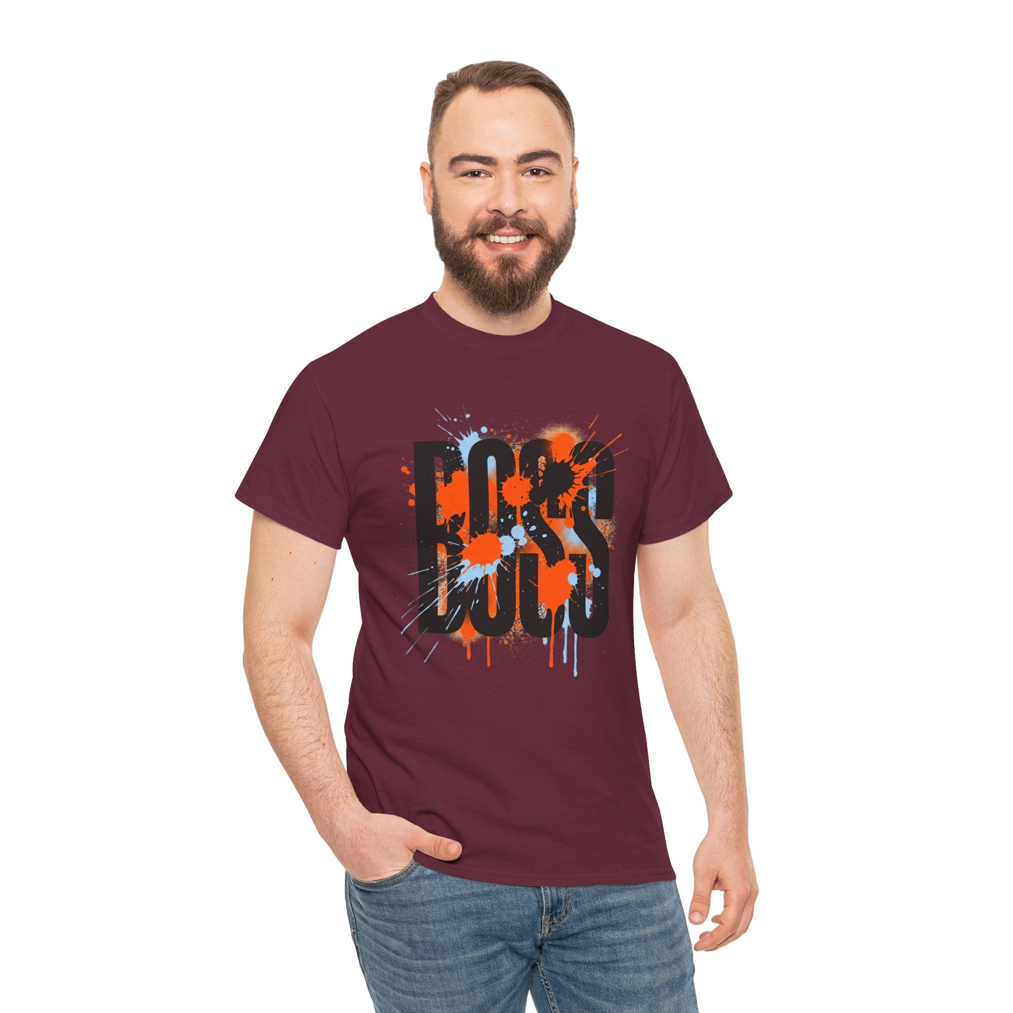 BOSS Graffiti Tee – Street Art Graphic T-Shirt