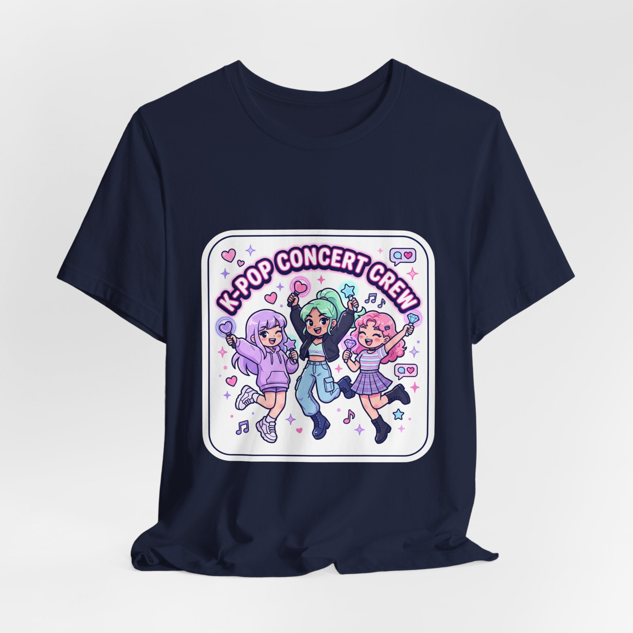 K-Pop Konzert Crew T-Shirt | K-Pop Fan, Lightstick, Bias