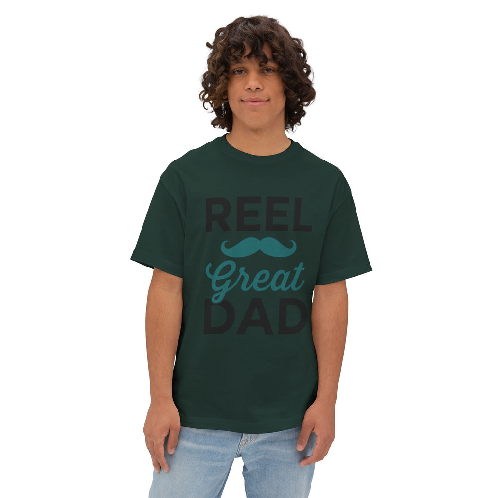 Lustiges Angel-Schnurrbart-Vatertags-Shirt