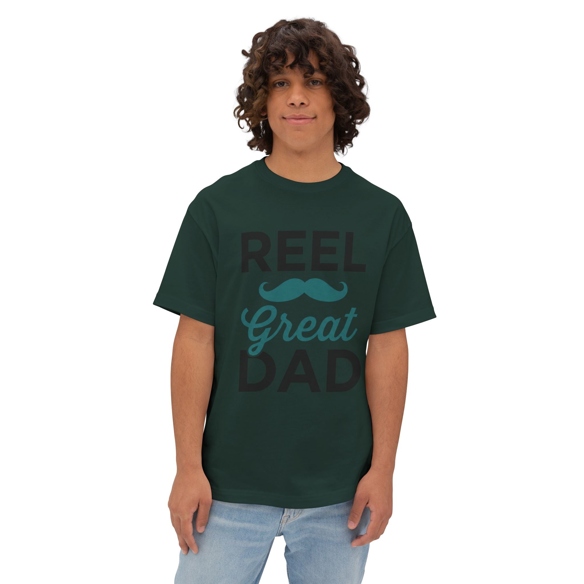 Lustiges Angel-Schnurrbart-Vatertags-Shirt