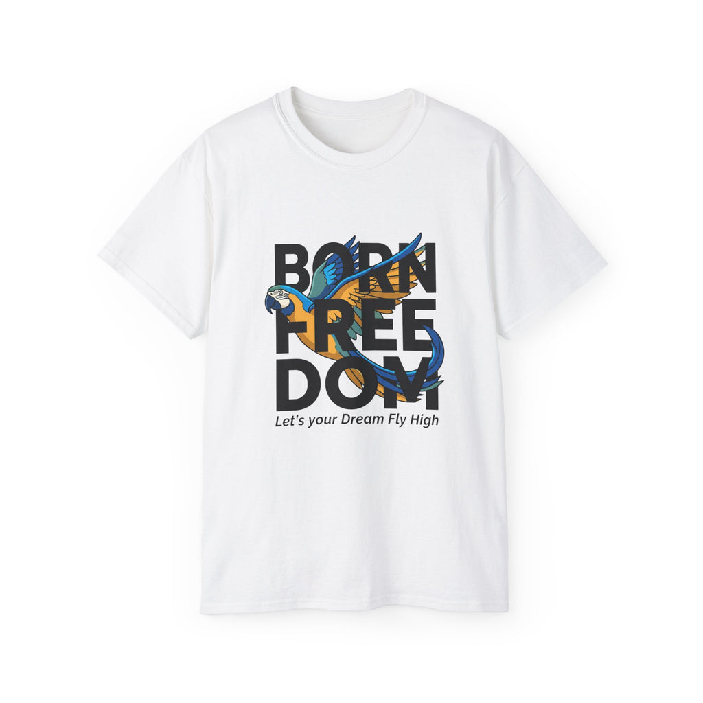 Eagle Graphic "Let’s Your Dream Fly High" Inspirational Tee