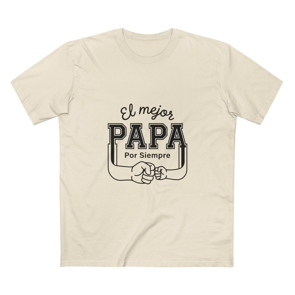 El Mejor Papá Por Siempre" Fist Bump Father's Day Tee