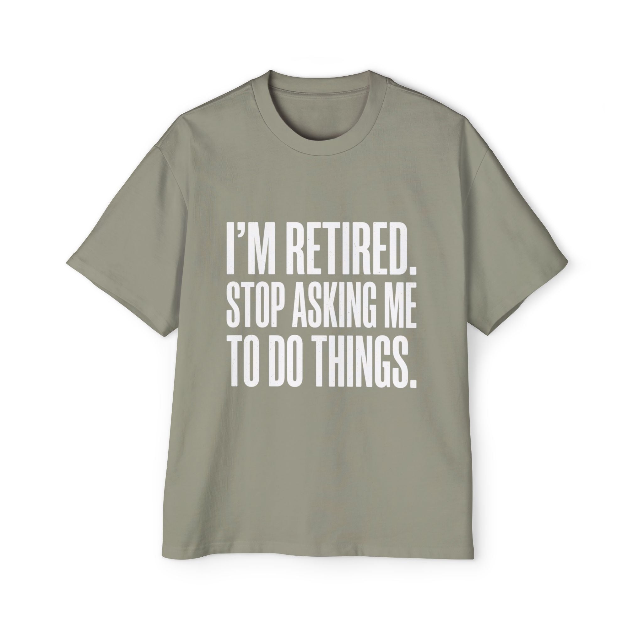 Ausgemustertes Oversized Baumwoll-T-Shirt