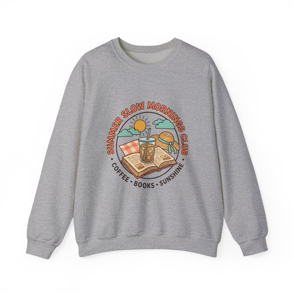 Crewneck-Sweatshirt „Lange Sommermorgen“.