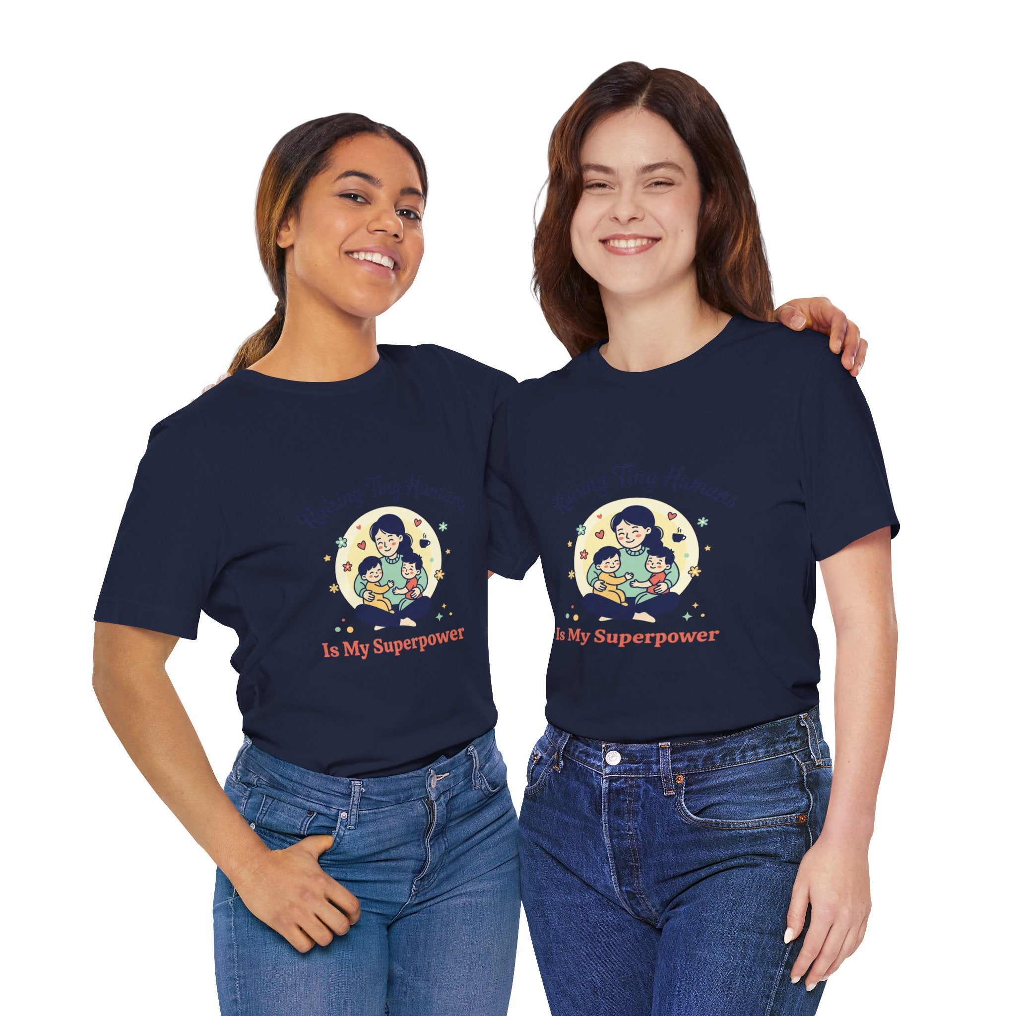 T-Shirt Kleine Menschen aufziehen | Muttertag, Mama-Leben, sentimental
