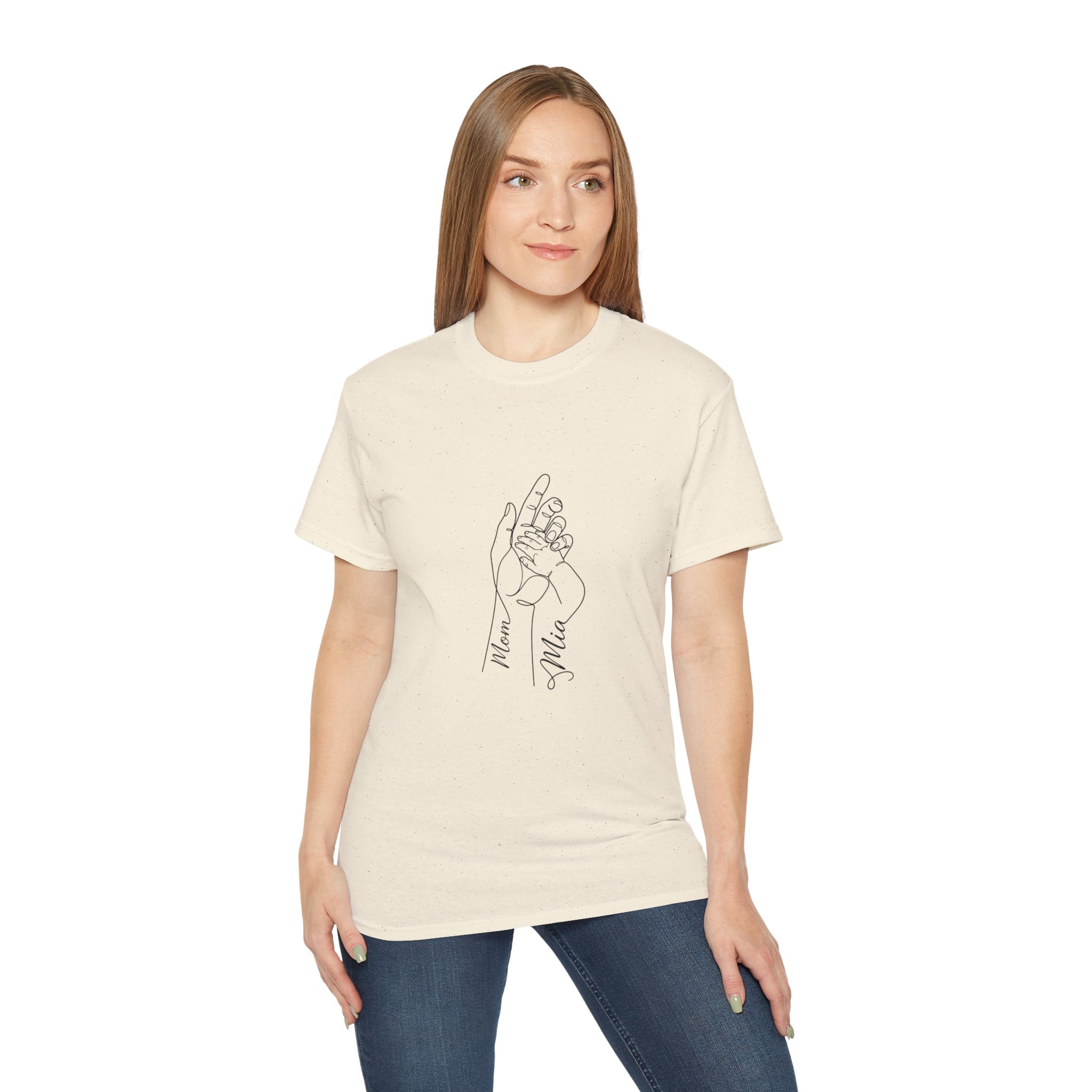 Matching Hands Relaxed Unisex Baumwoll-T-Shirt
