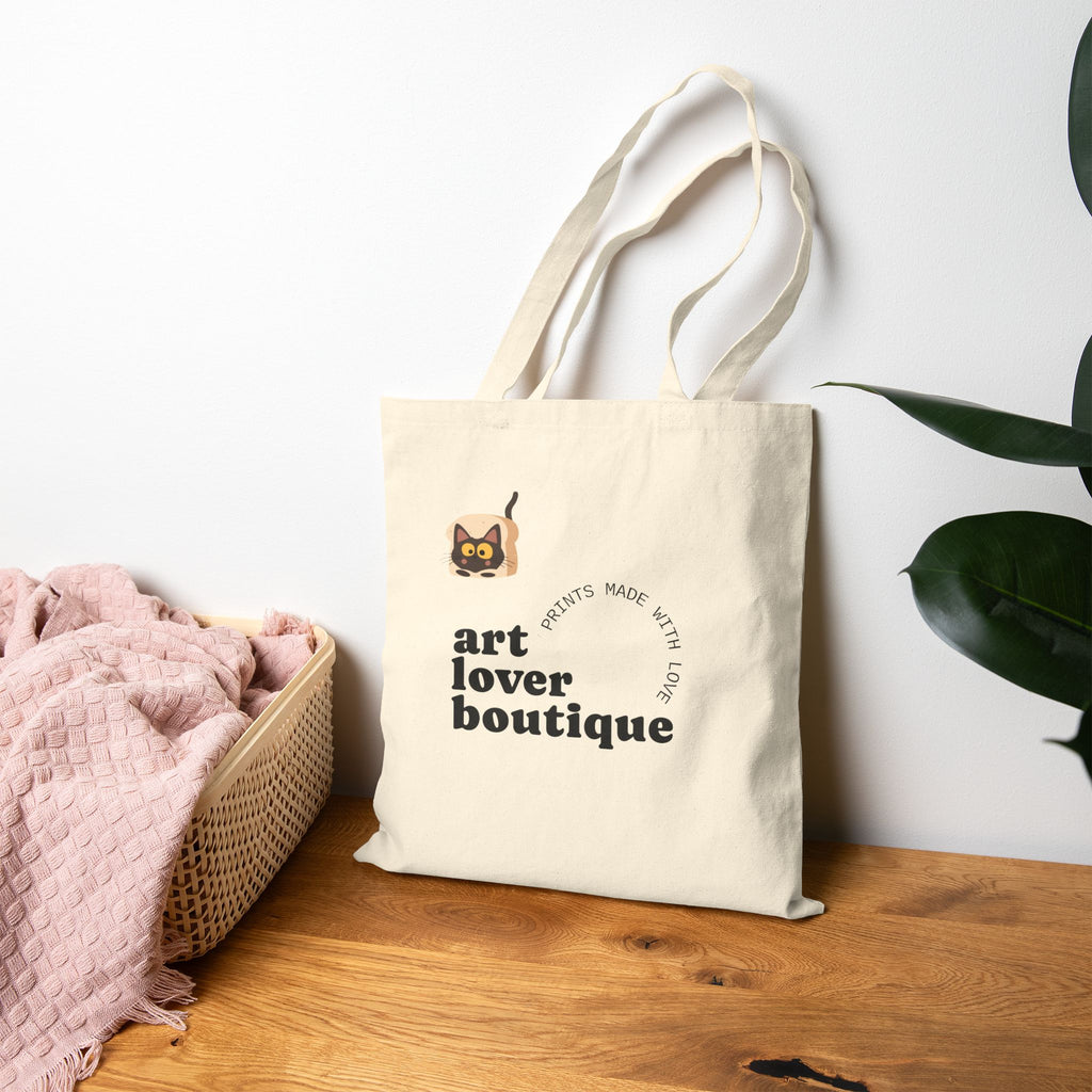 Art Lover Canvas Tote Bag – 12 oz Cotton