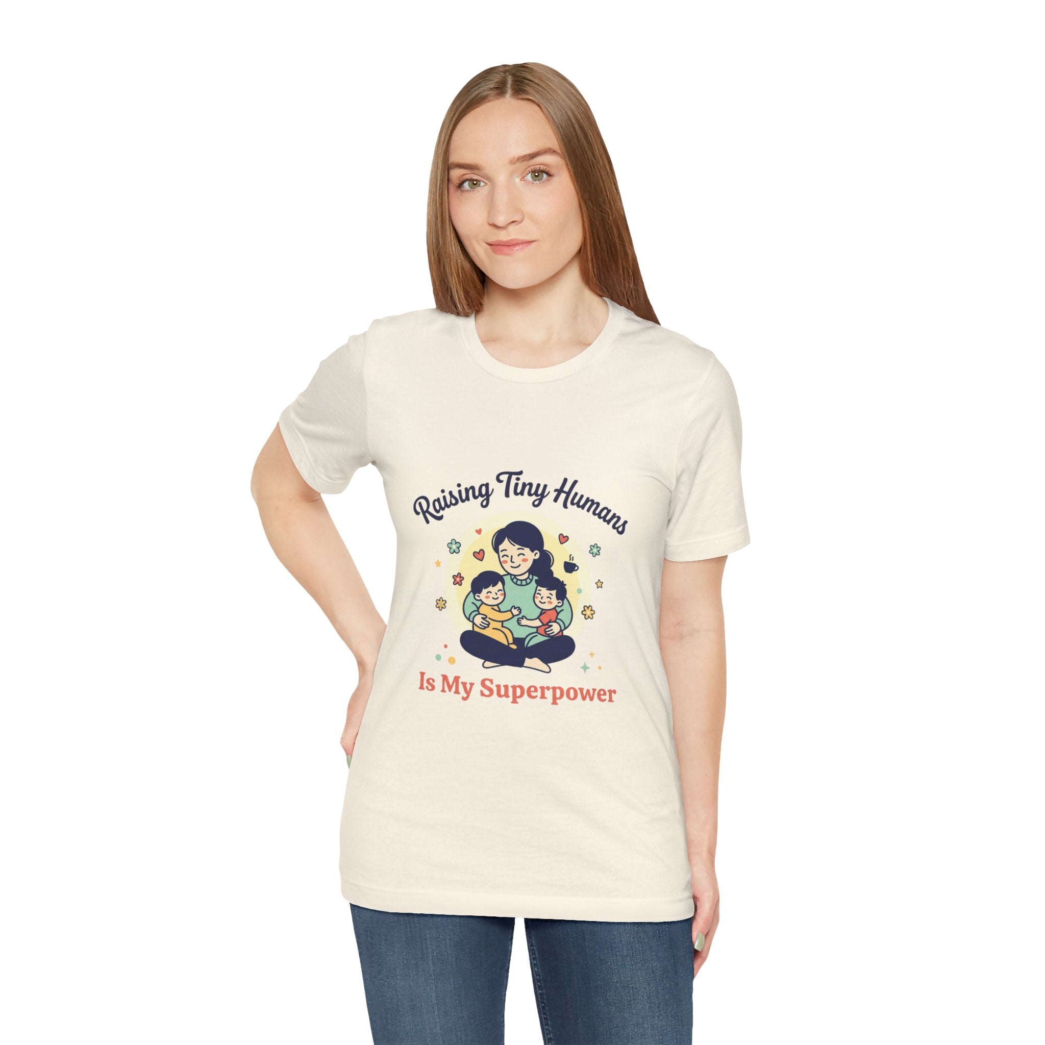 T-Shirt Kleine Menschen aufziehen | Muttertag, Mama-Leben, sentimental