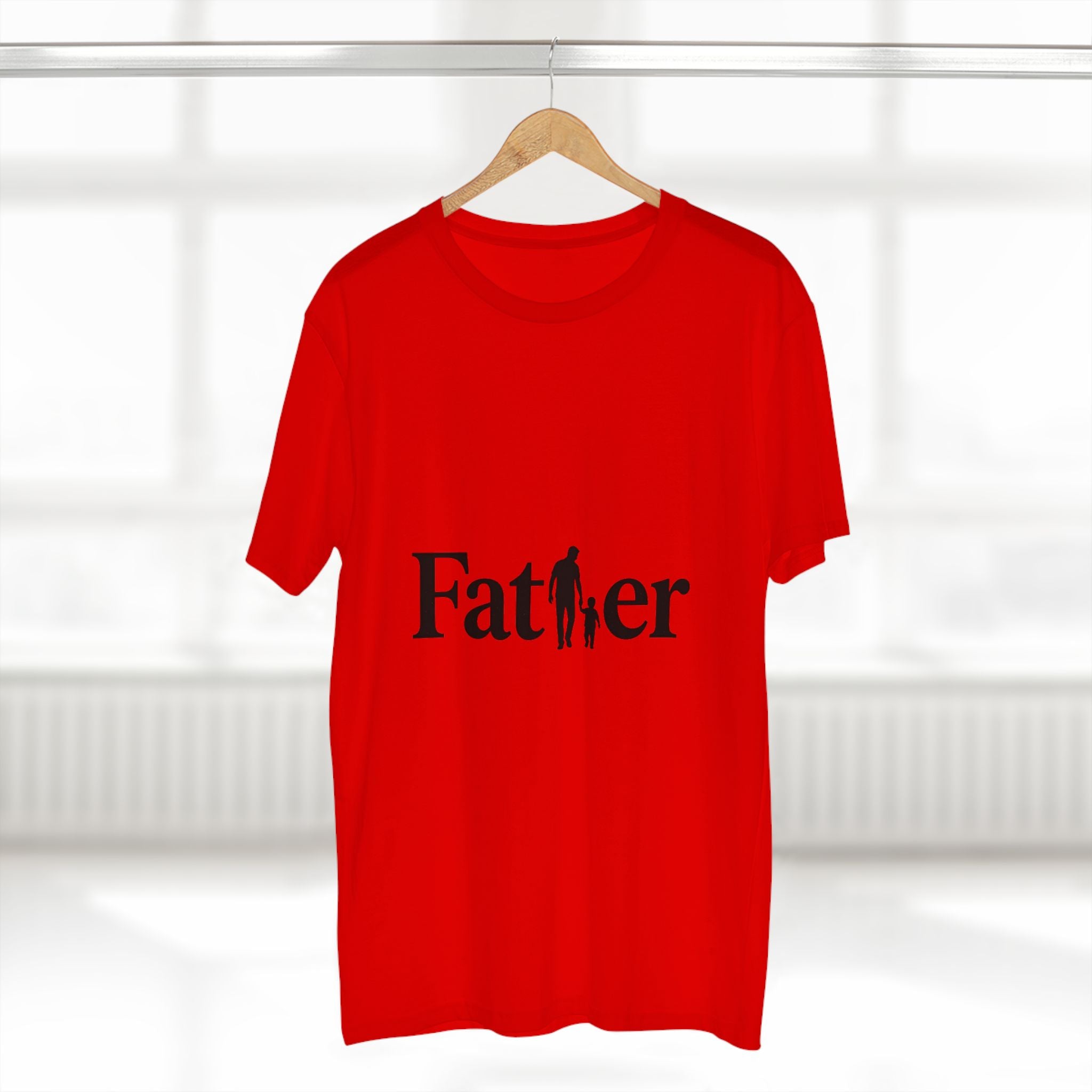 Father Tee — Silhouette Dad & Child Graphic Shirt
