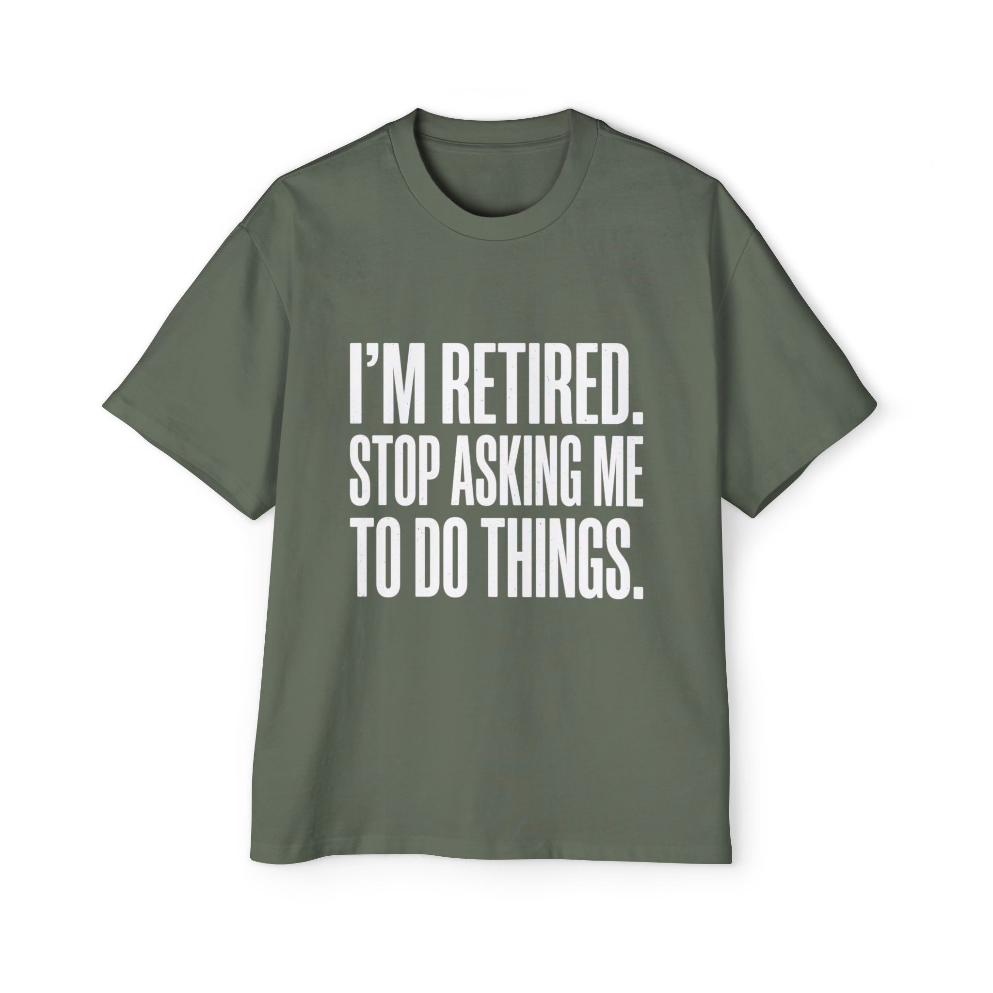 Ausgemustertes Oversized Baumwoll-T-Shirt