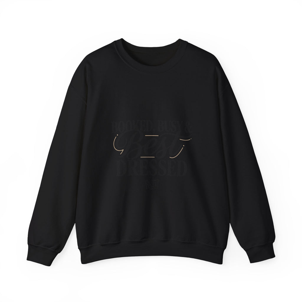 Booked Busy & Best Dressed Sweatshirt | Parisian chic, Boss energy