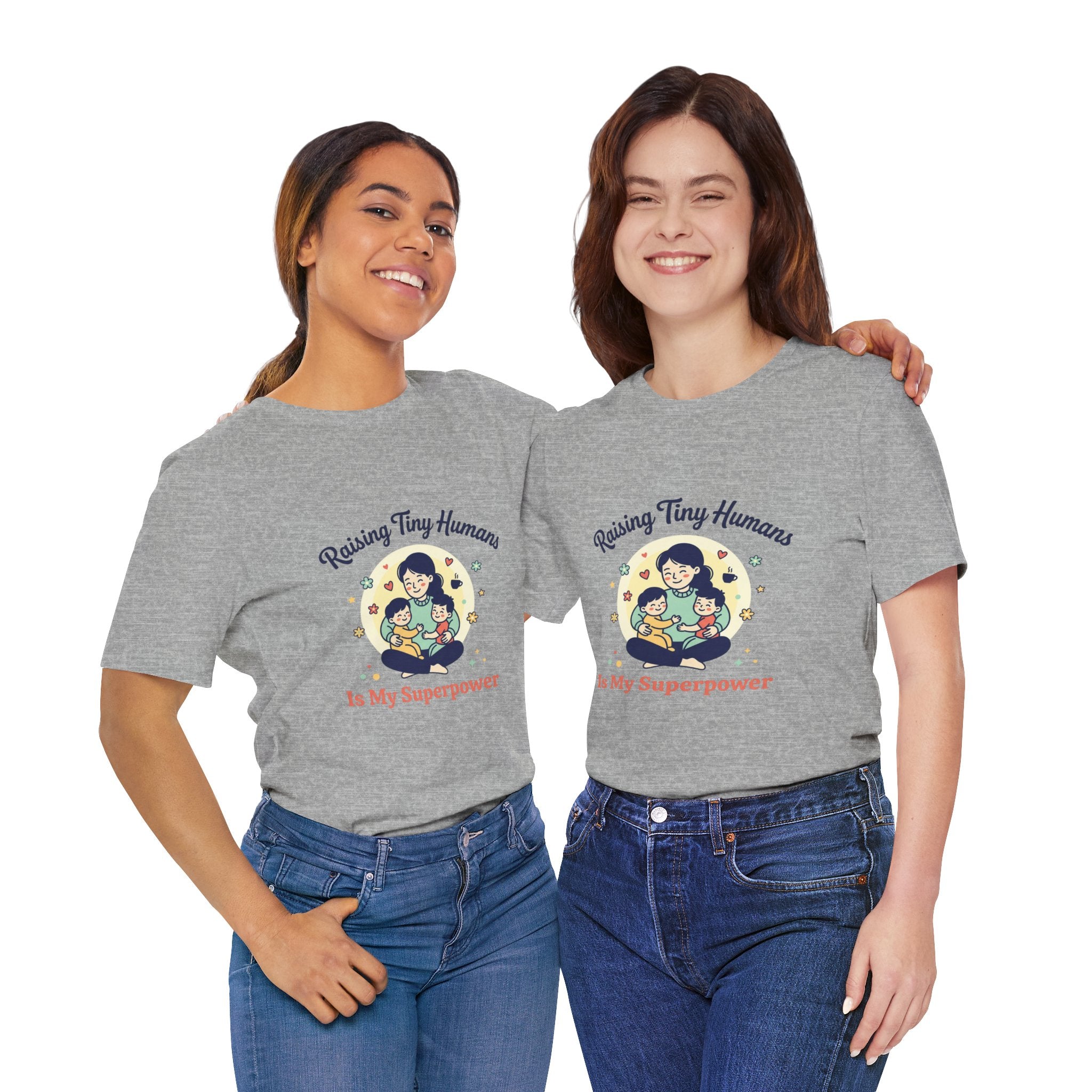 T-Shirt Kleine Menschen aufziehen | Muttertag, Mama-Leben, sentimental