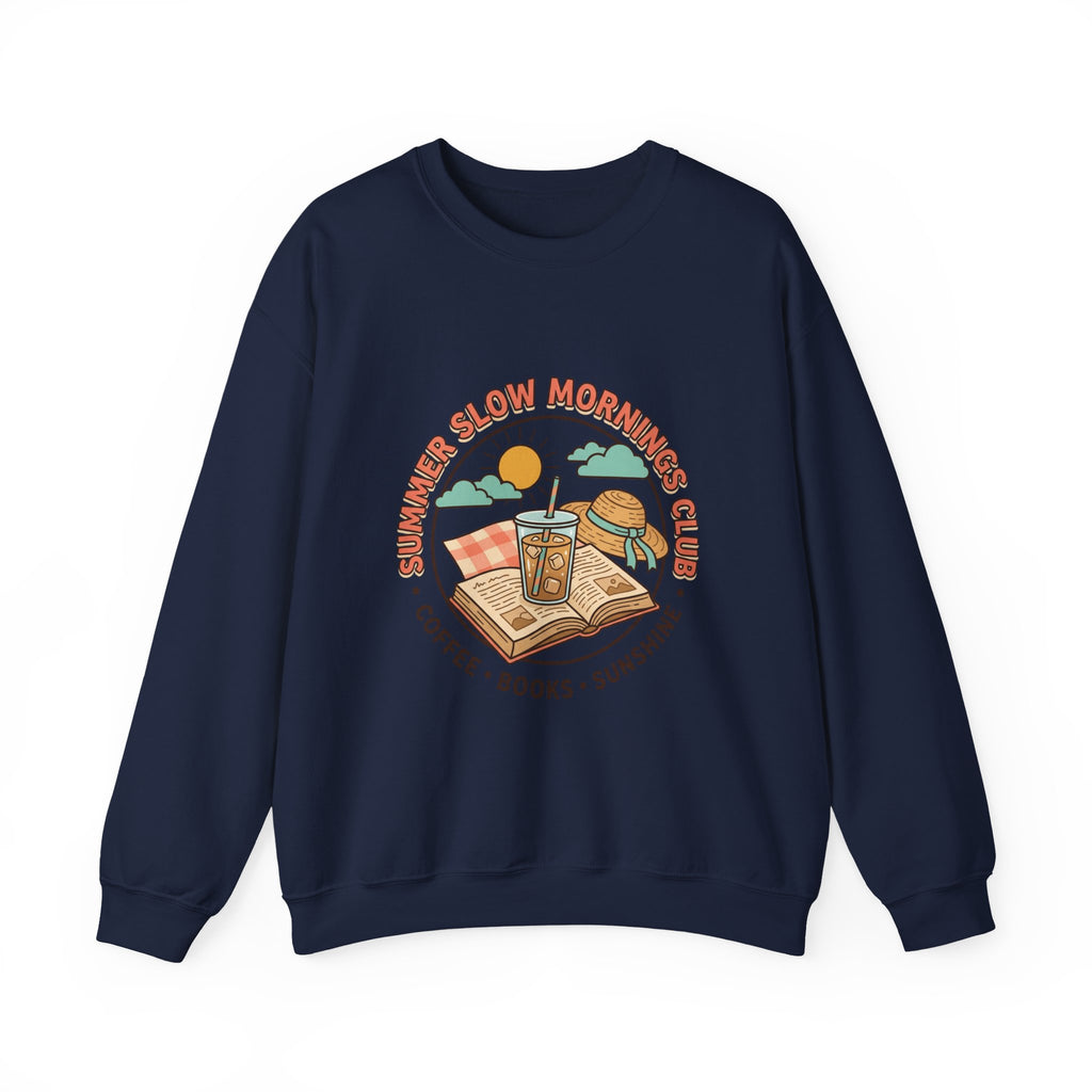 Crewneck-Sweatshirt „Lange Sommermorgen“.