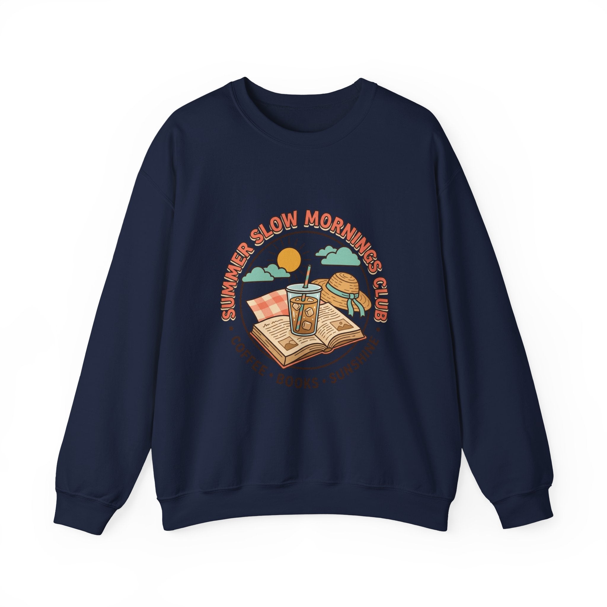 Crewneck-Sweatshirt „Lange Sommermorgen“.