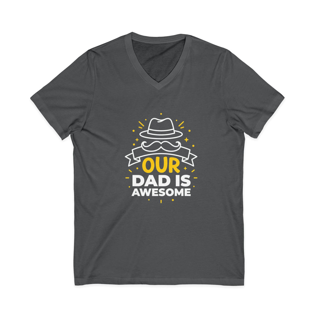 V-Ausschnitt-T-Shirt