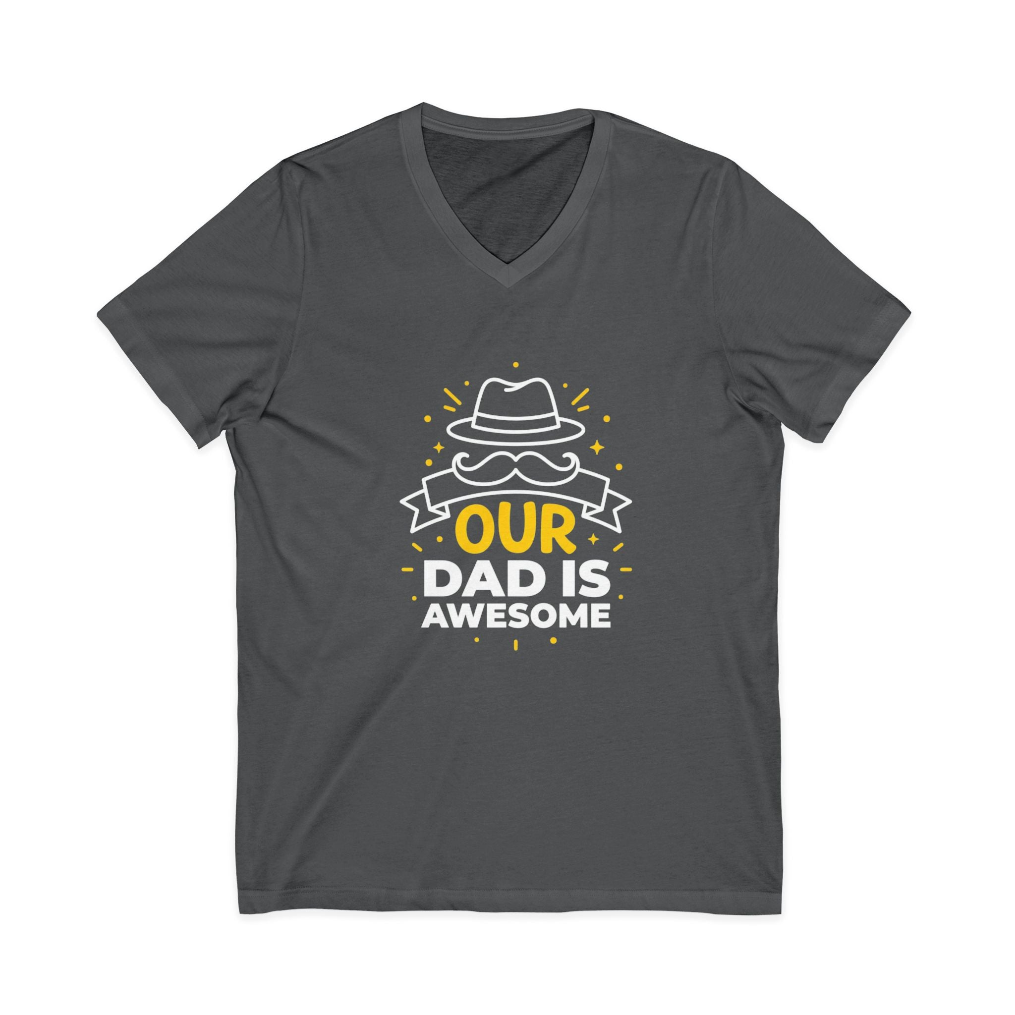 V-Ausschnitt-T-Shirt