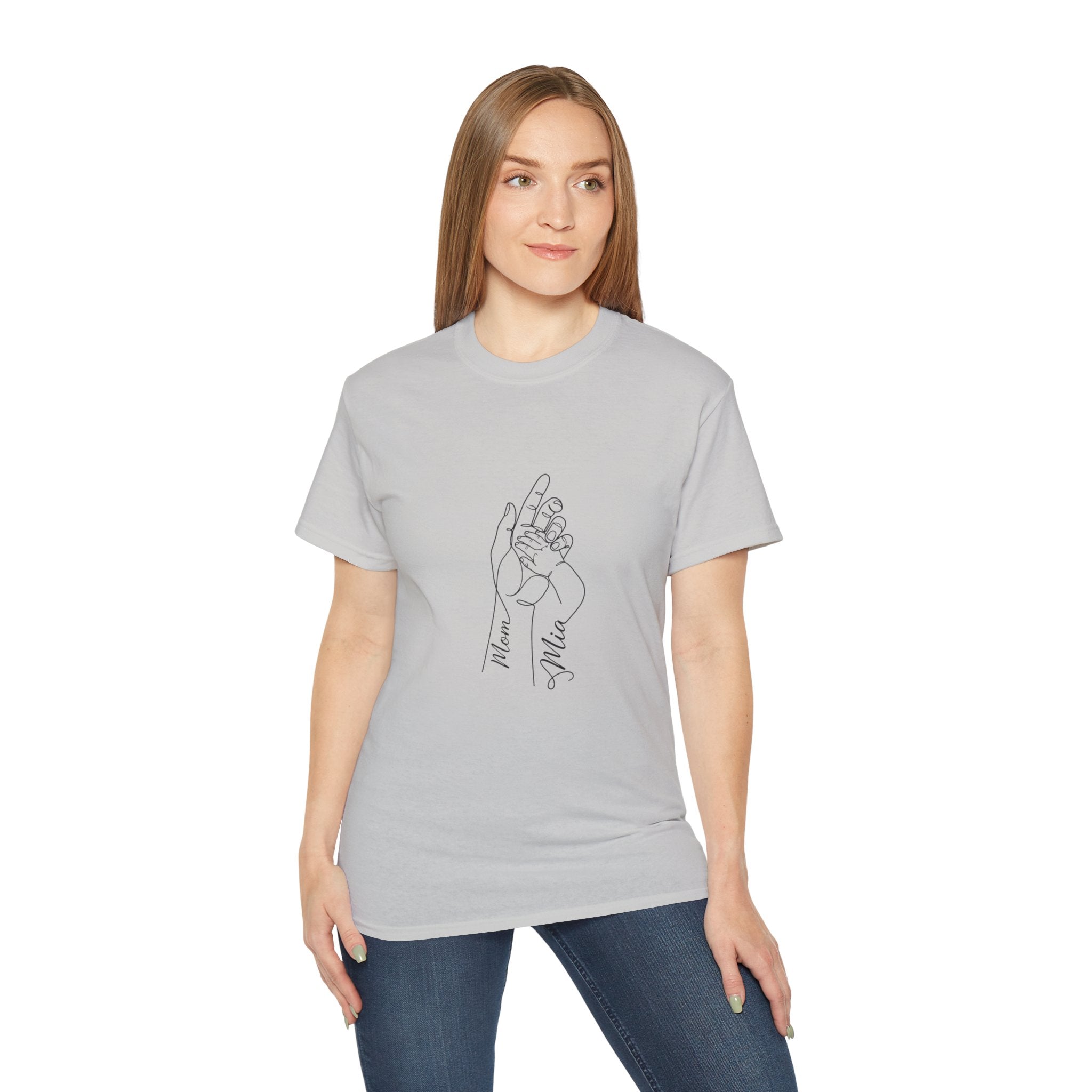 Matching Hands Relaxed Unisex Baumwoll-T-Shirt