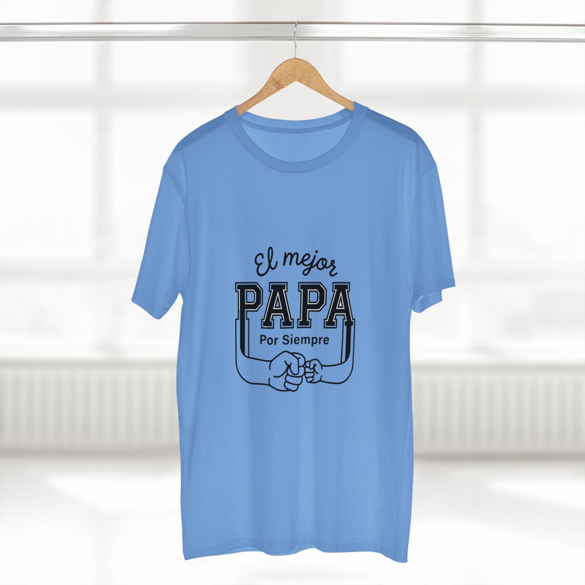 El Mejor Papá Por Siempre" Fist Bump Father's Day Tee