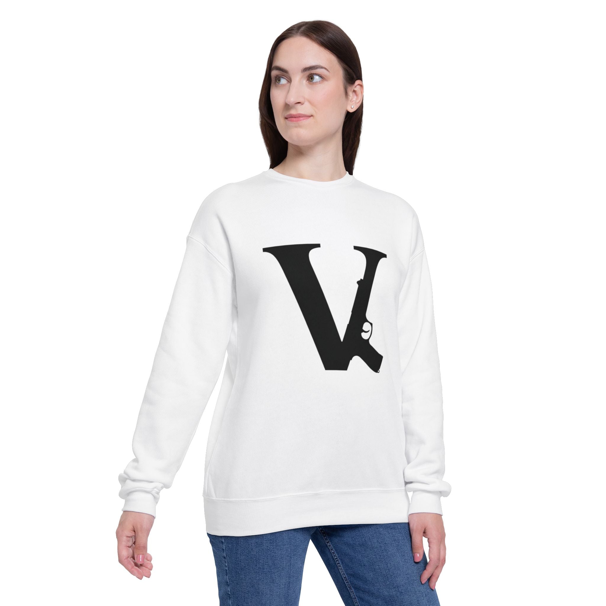 Monogram 'V' Crewneck Sweatshirt