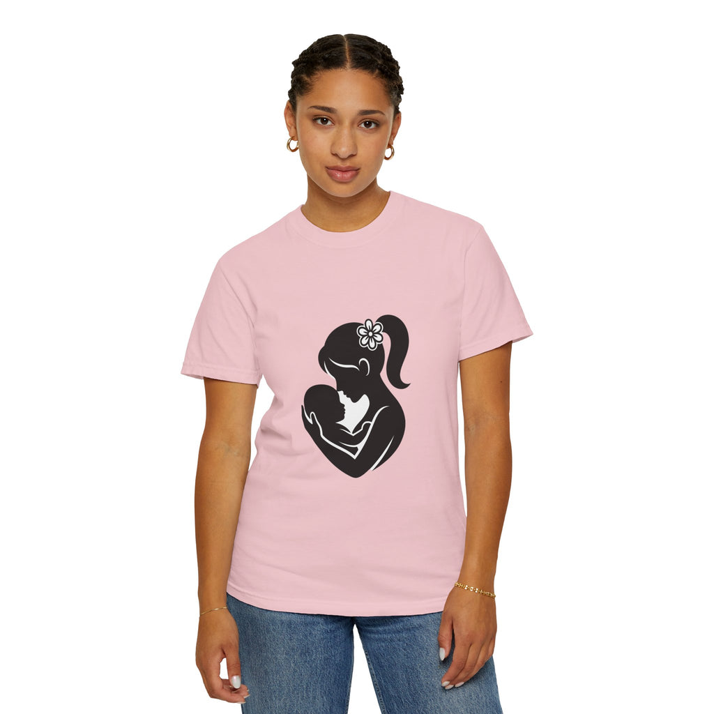 Mom and Baby Silhouette T-Shirt — Nursing & New Mom Gift