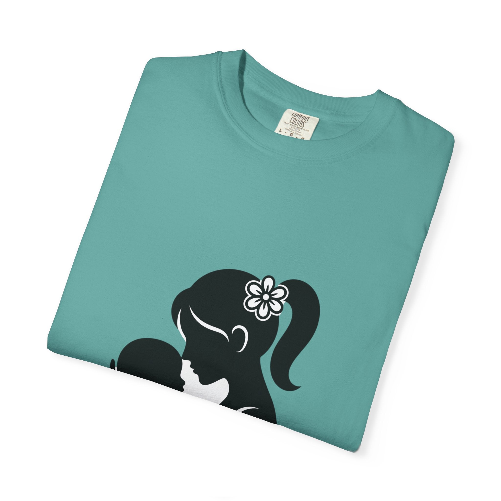 Mom and Baby Silhouette T-Shirt — Nursing & New Mom Gift