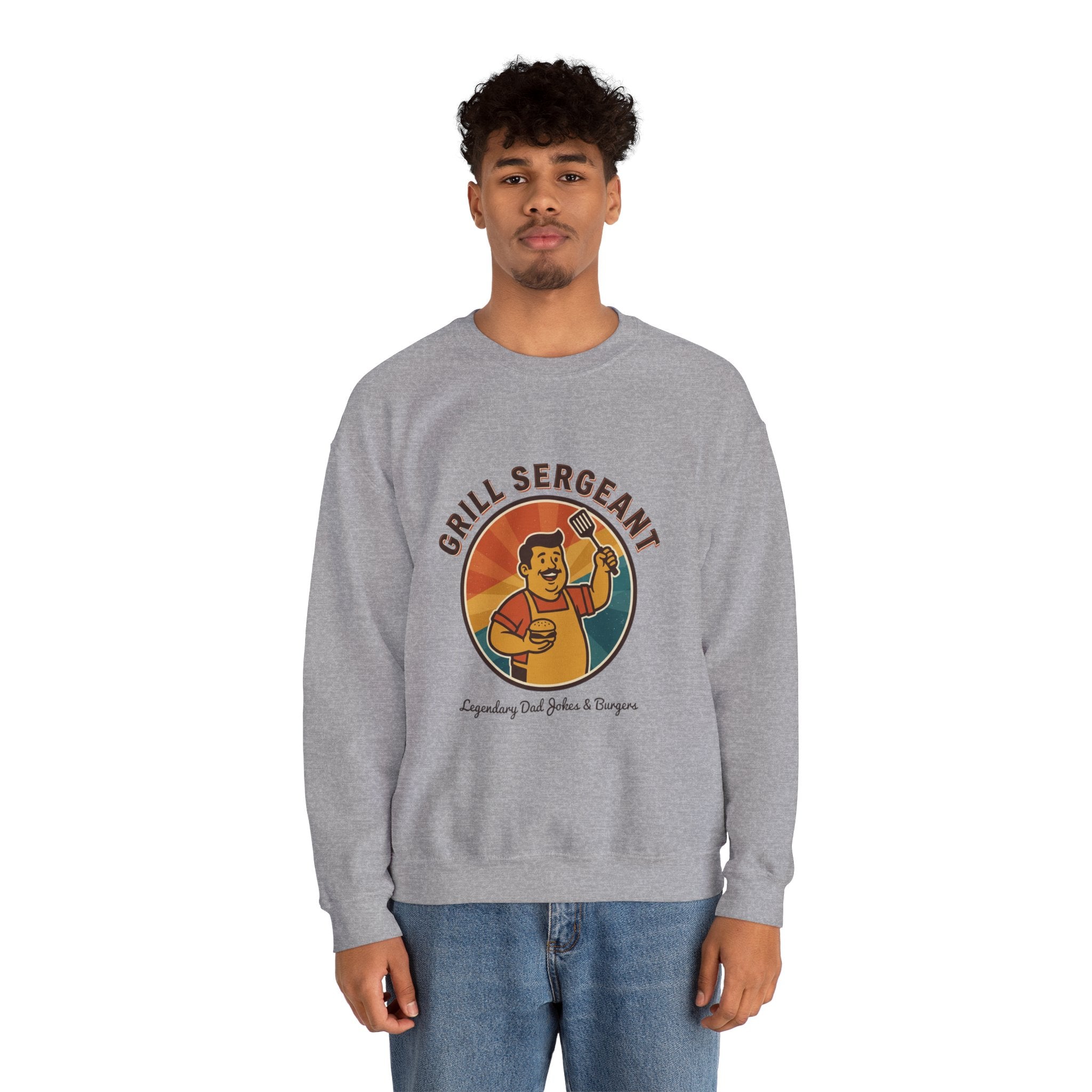 Grill Sergeant Sweatshirt | Father’s Day, Retro Outdoorsy Dad