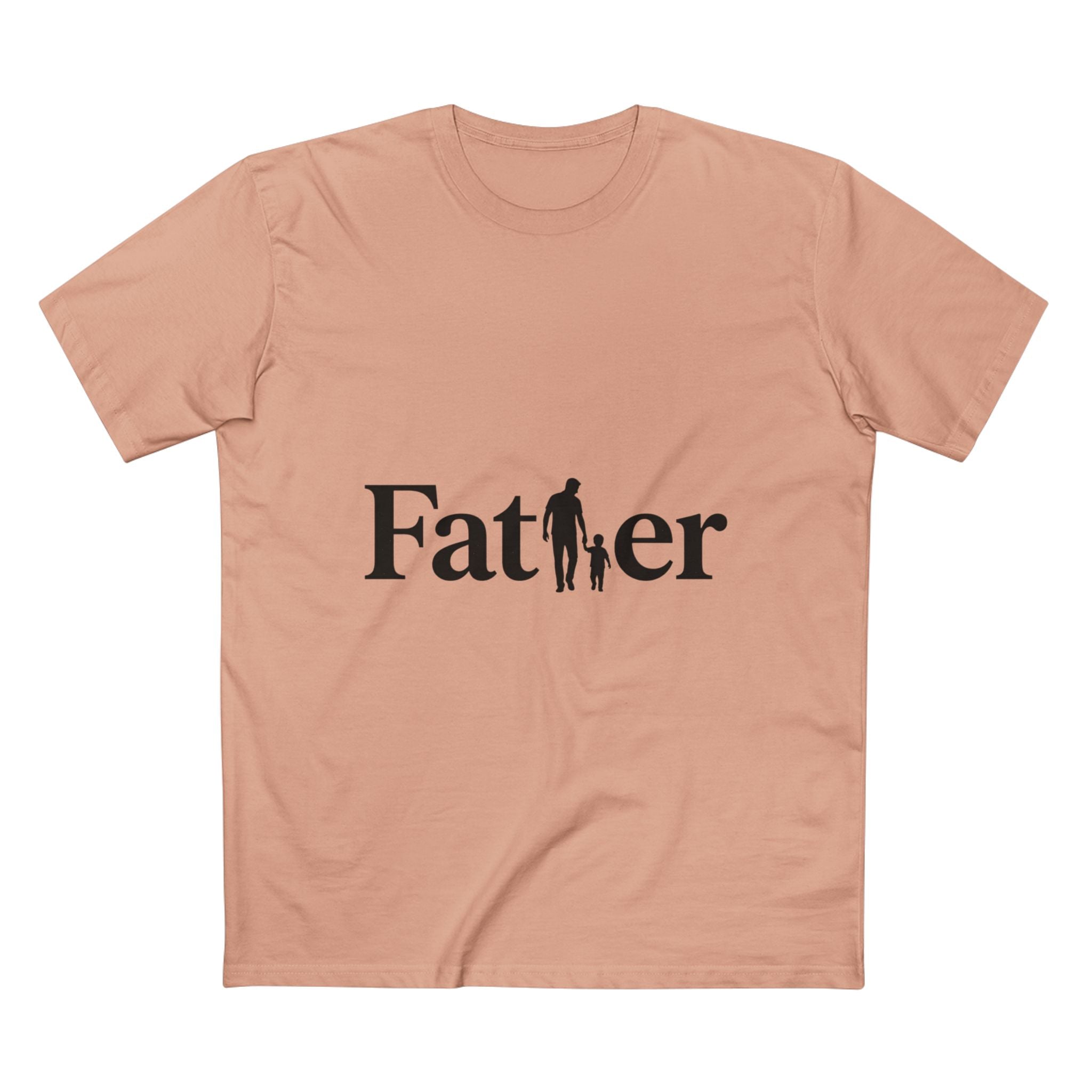 Father Tee — Silhouette Dad & Child Graphic Shirt