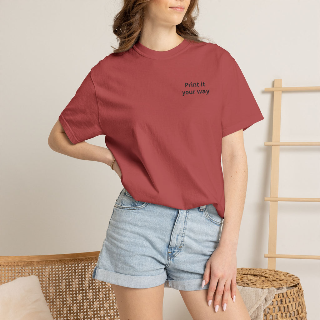 Minimalist "Print It Your Way" T-Shirt