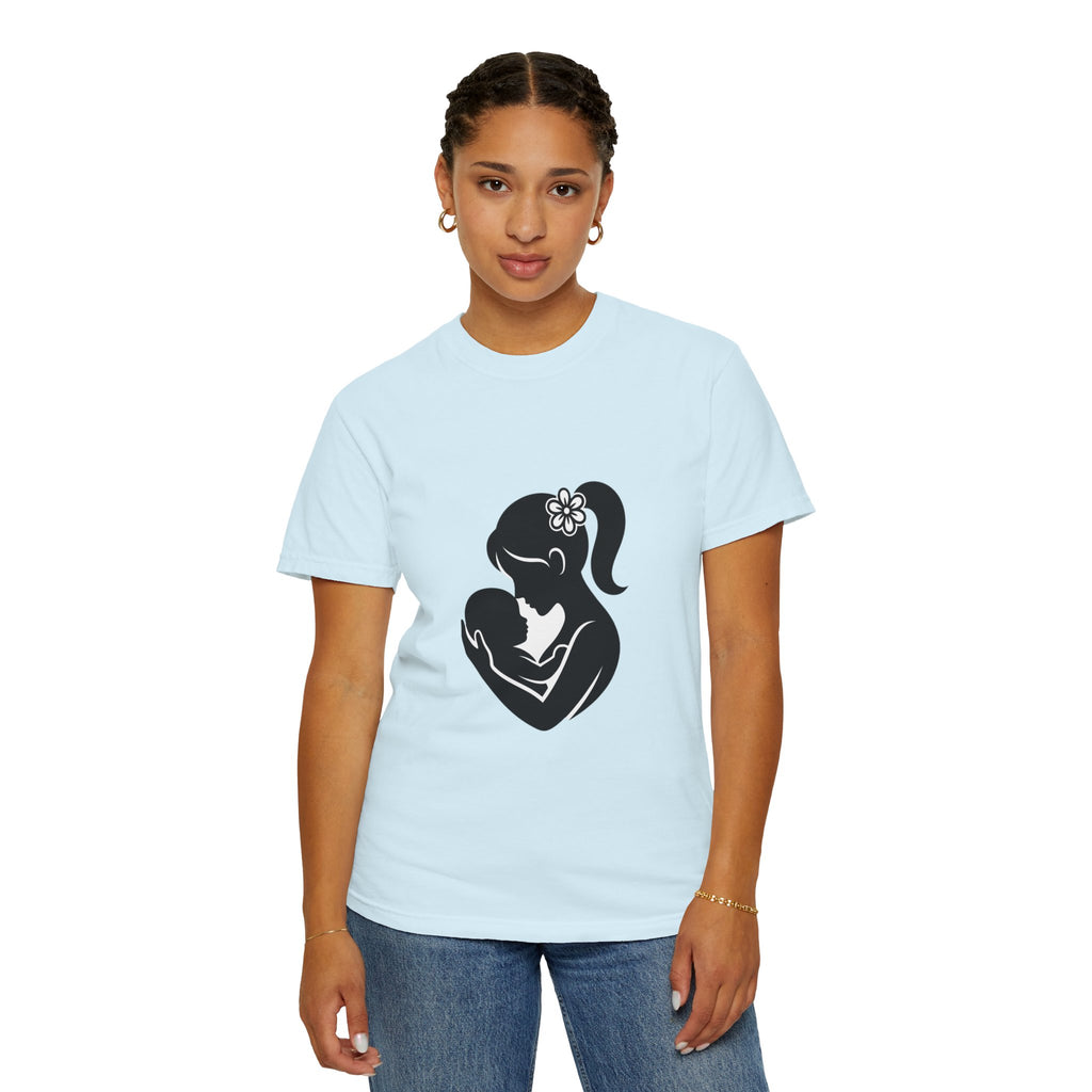 Mom and Baby Silhouette T-Shirt — Nursing & New Mom Gift
