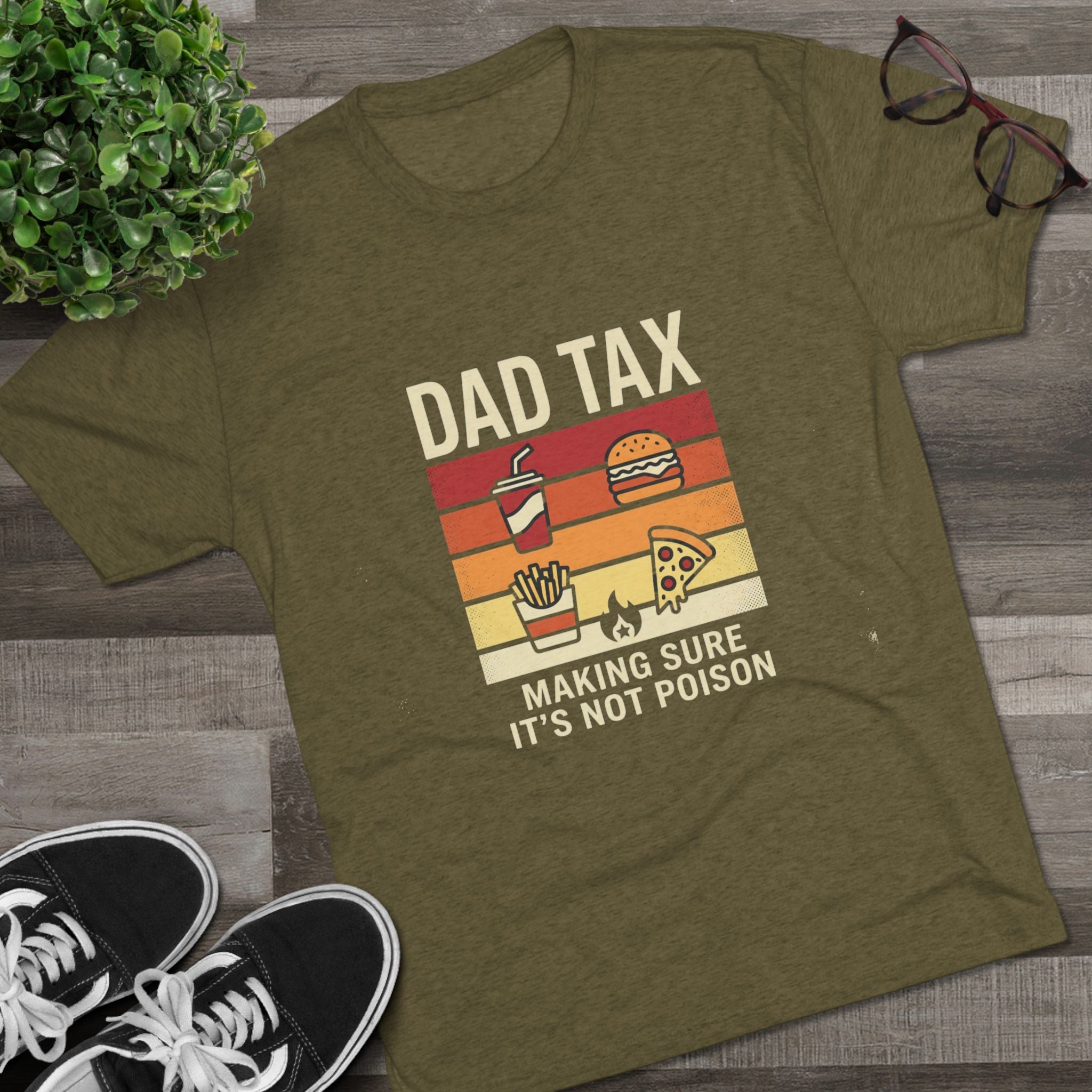 Papa-Steuer T-Shirt – Lustiges Retro-Food-Design