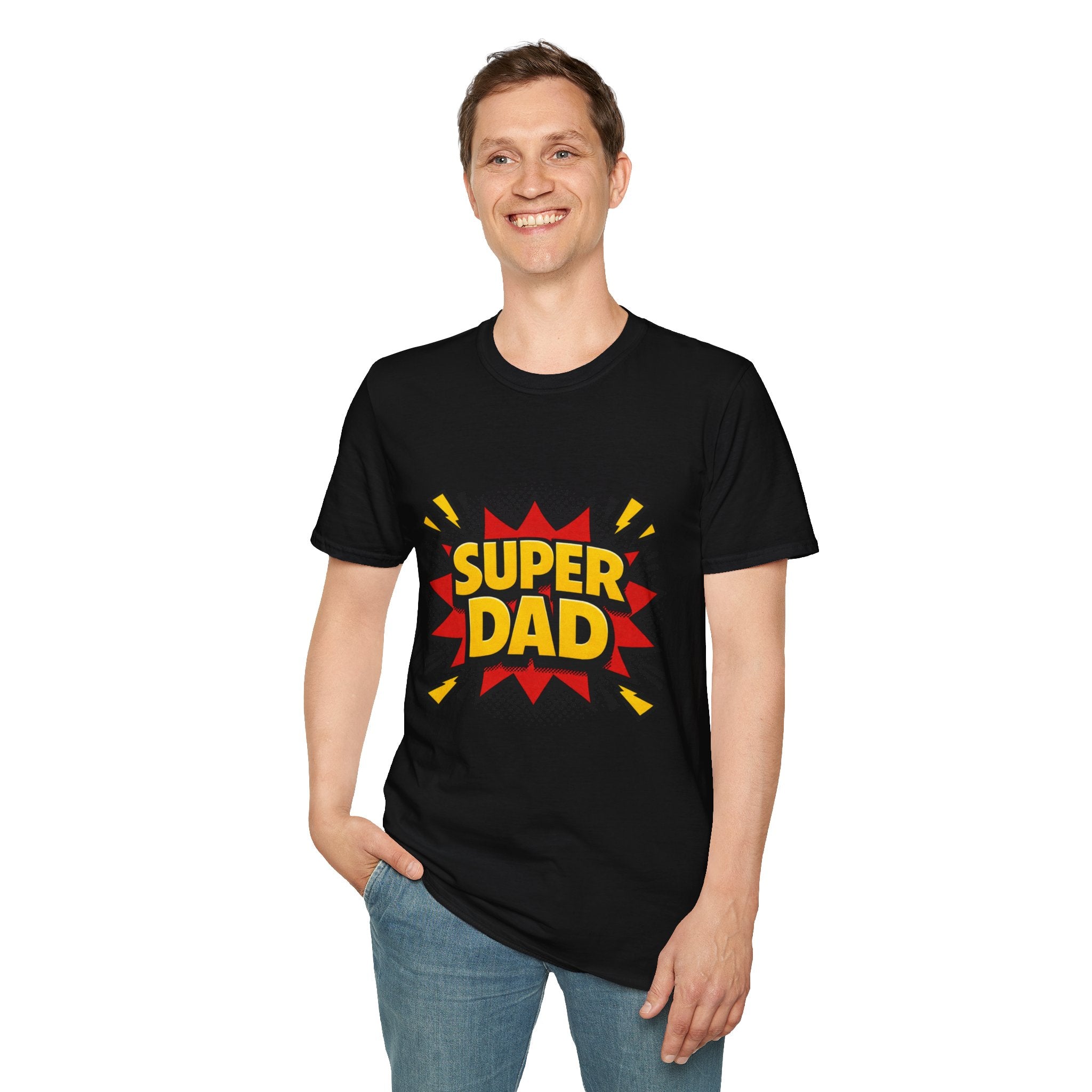 Geometrisches Weihnachtsbaum-T-Shirt — Minimalistisches Feiertags-T-Shirt