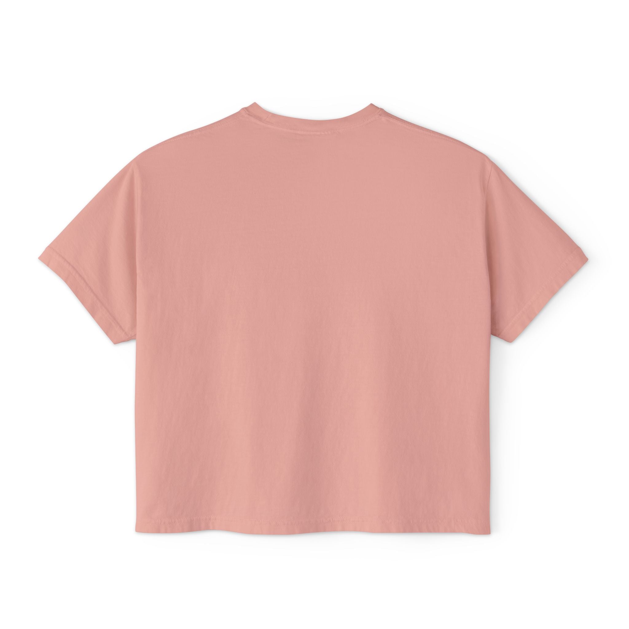 Minimal Pastel 'MOM' Cropped Women's T-Shirt