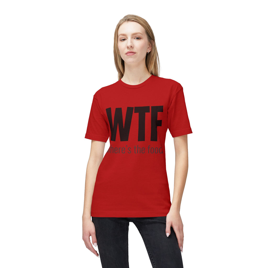 WTF "Where's the Food" Graphic T-Shirt — Funny Foodie Tee