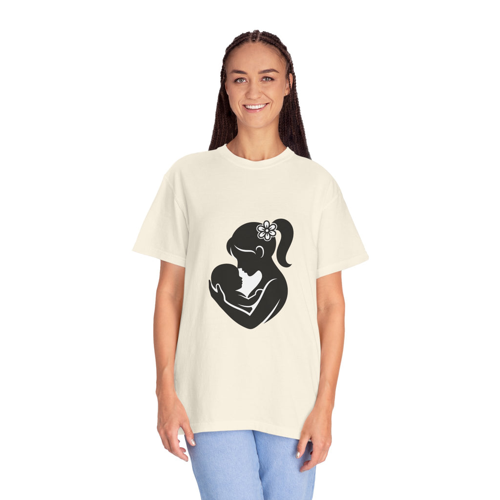 Mom and Baby Silhouette T-Shirt — Nursing & New Mom Gift