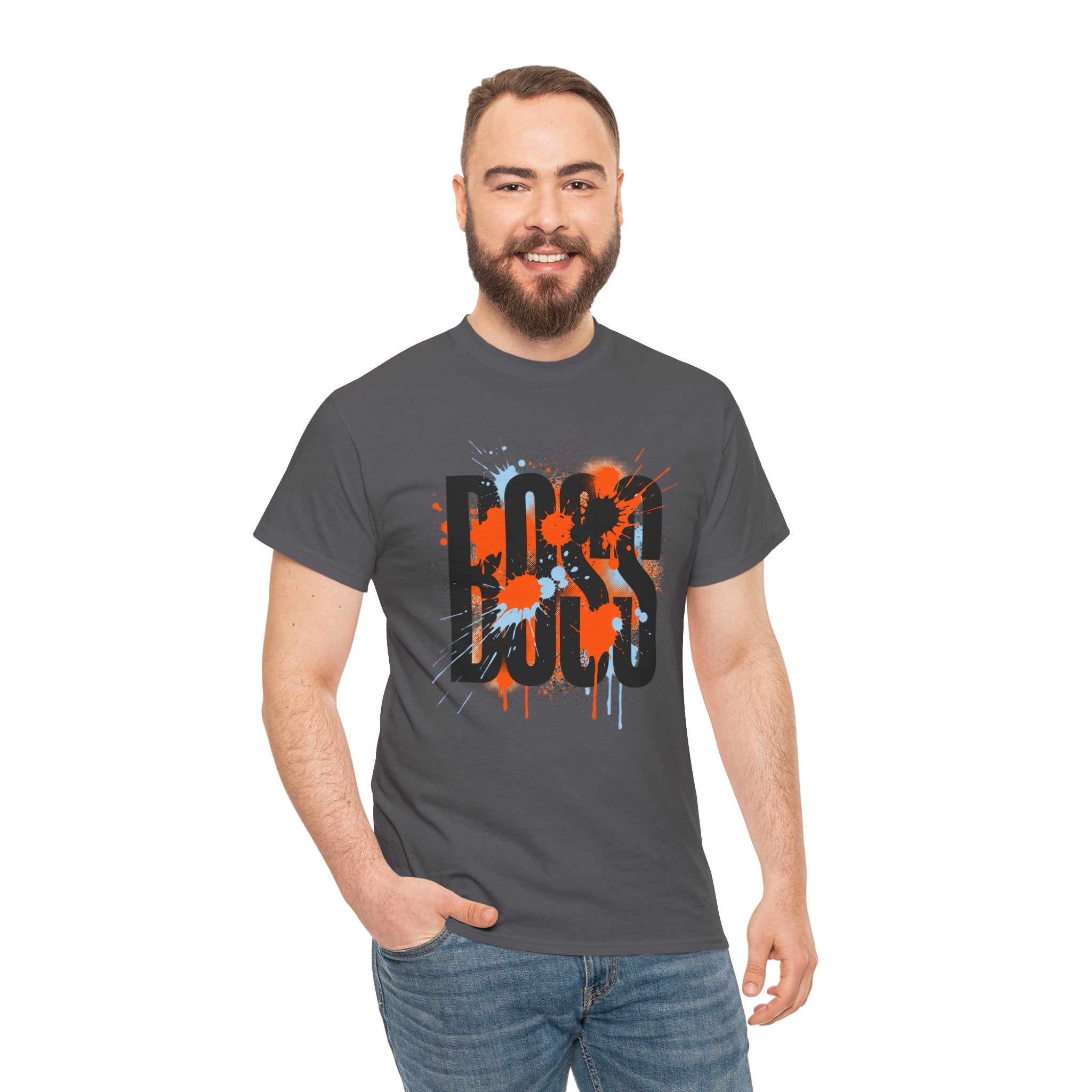 BOSS Graffiti Tee – Street Art Graphic T-Shirt