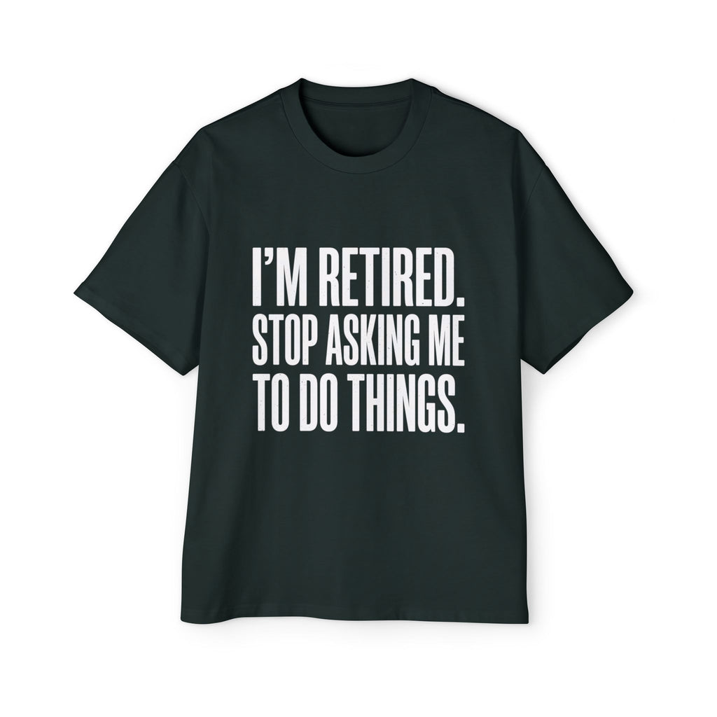 Ausgemustertes Oversized Baumwoll-T-Shirt