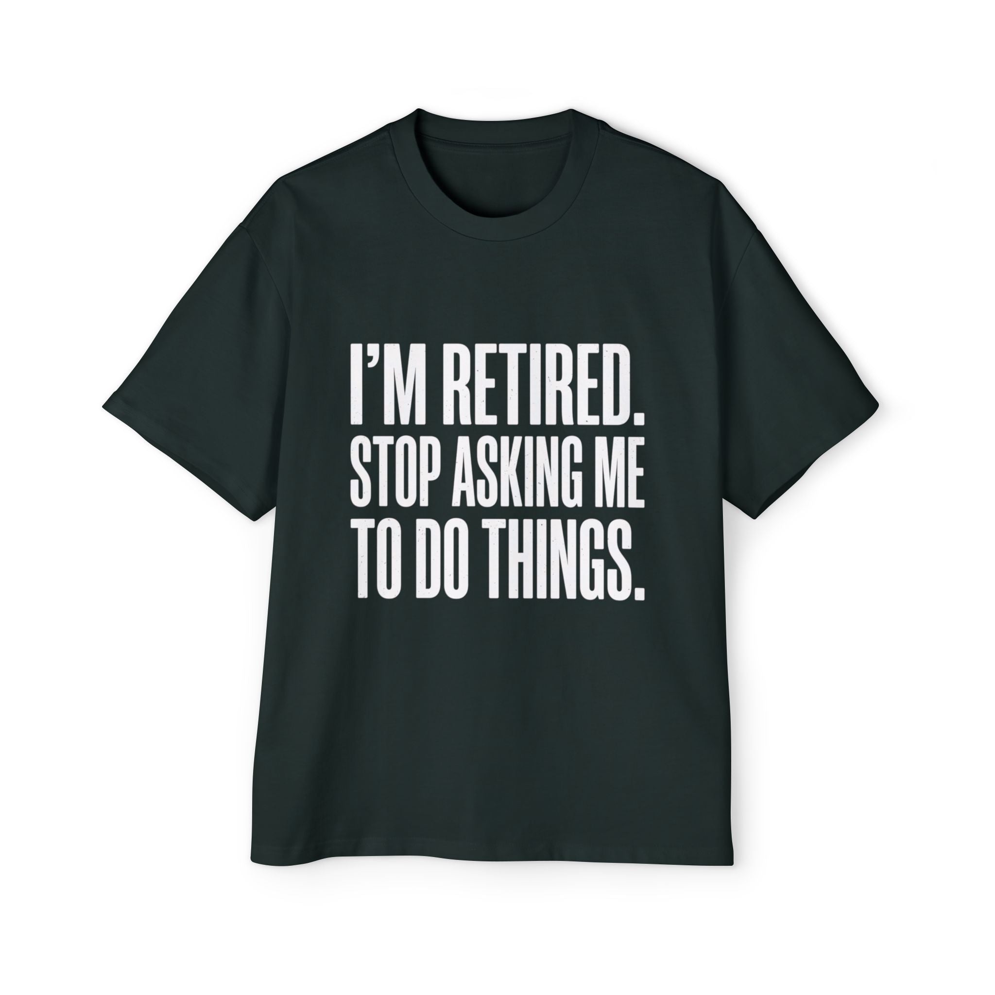 Ausgemustertes Oversized Baumwoll-T-Shirt