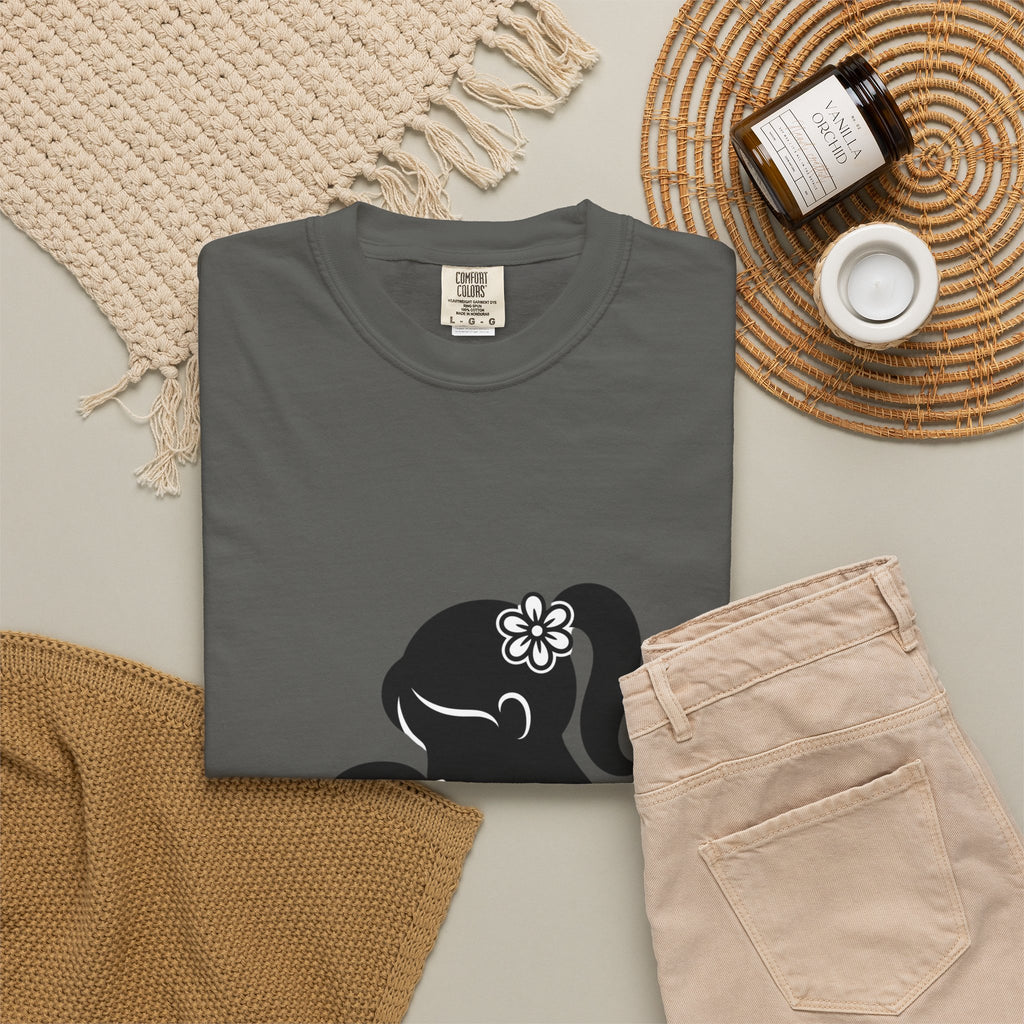 Mom and Baby Silhouette T-Shirt — Nursing & New Mom Gift