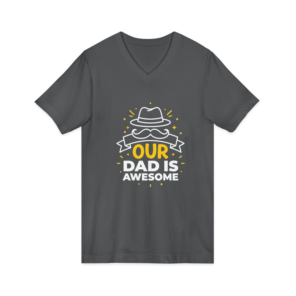 V-Ausschnitt-T-Shirt
