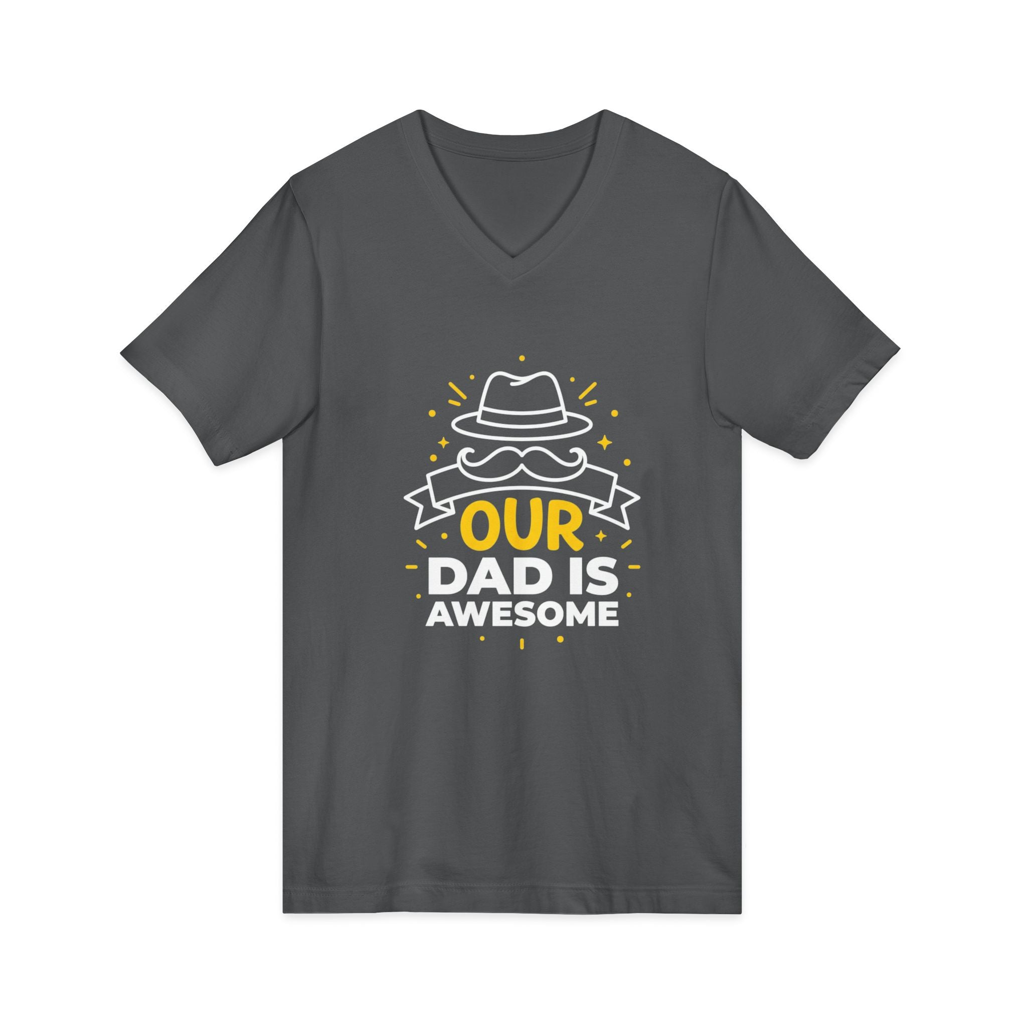 V-Ausschnitt-T-Shirt