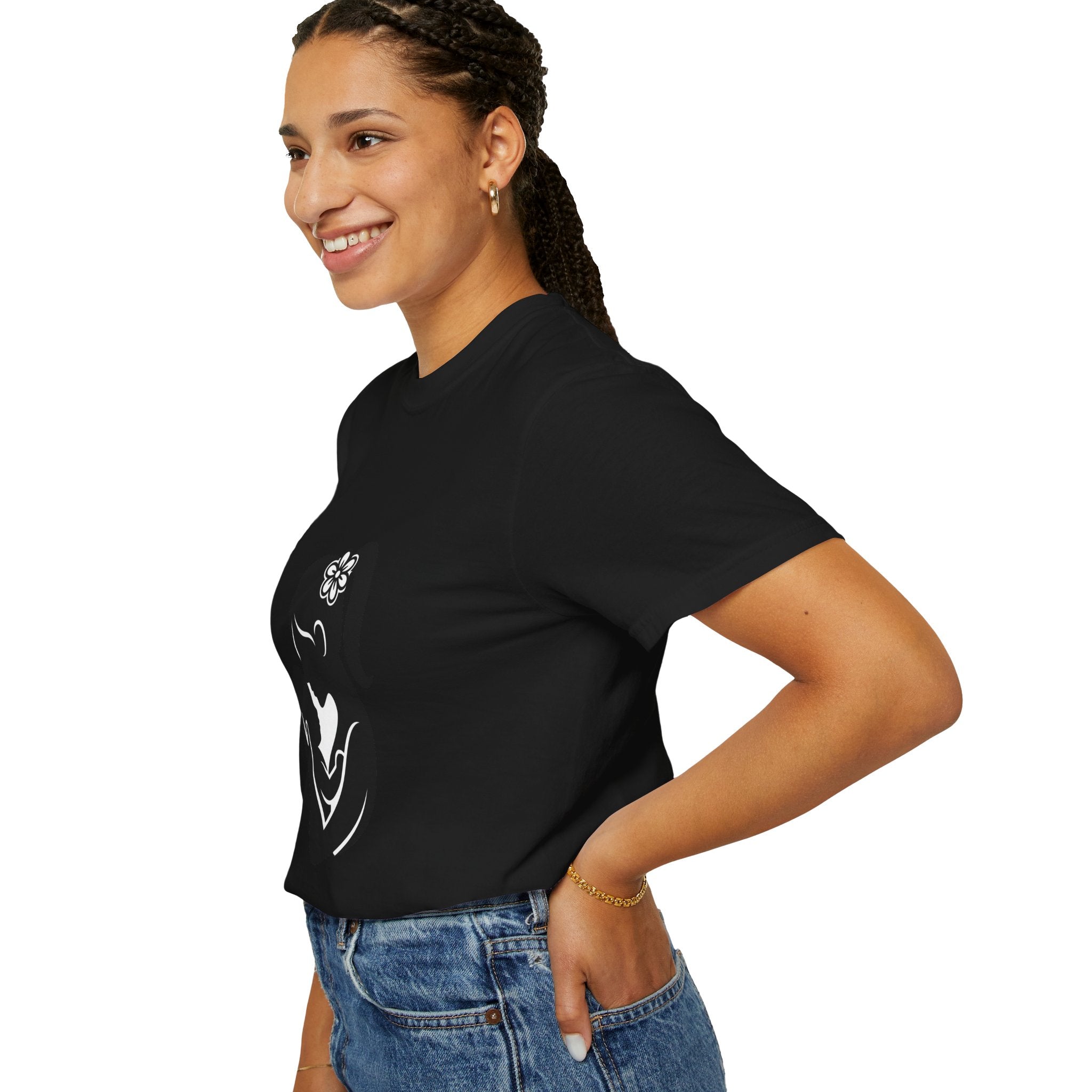 Mom and Baby Silhouette T-Shirt — Nursing & New Mom Gift