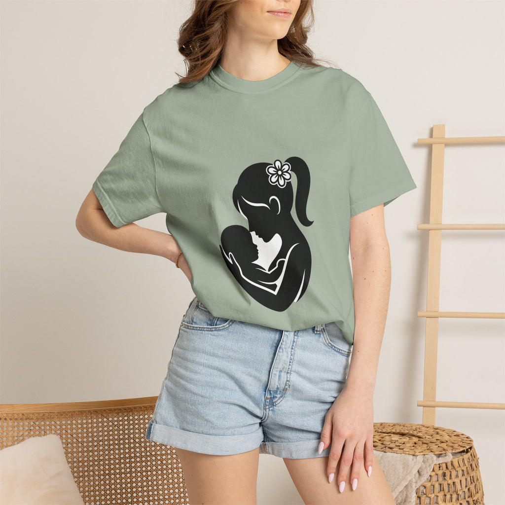 Mom and Baby Silhouette T-Shirt — Nursing & New Mom Gift
