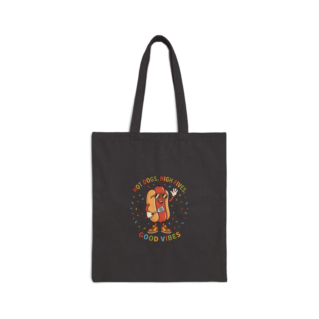 Hot Dog Good Vibes Tragetasche | Grillen Vierter Juli, Retro Patriotisches Picknick