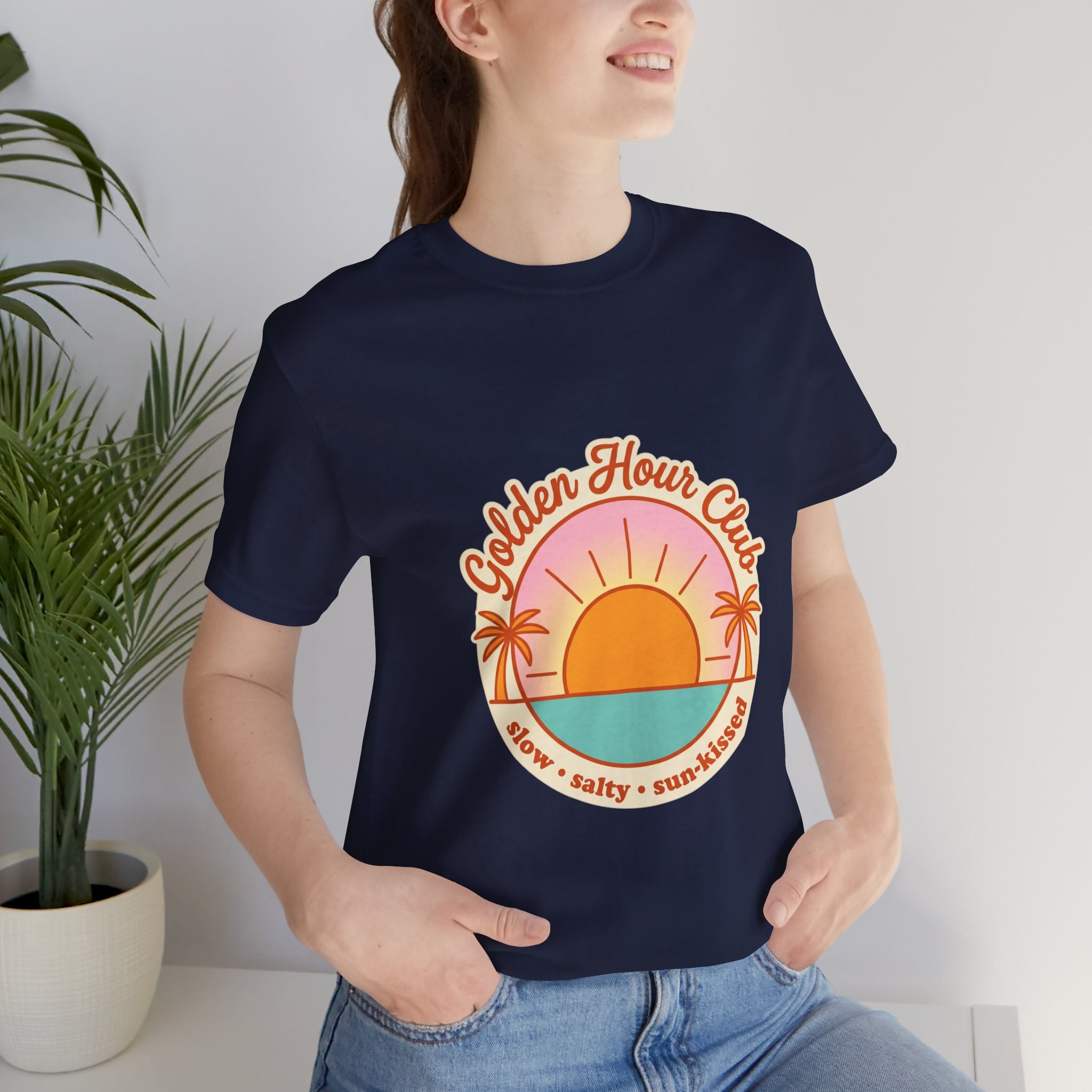 Golden Hour Club Tee | summer aesthetic, coastal vibes
