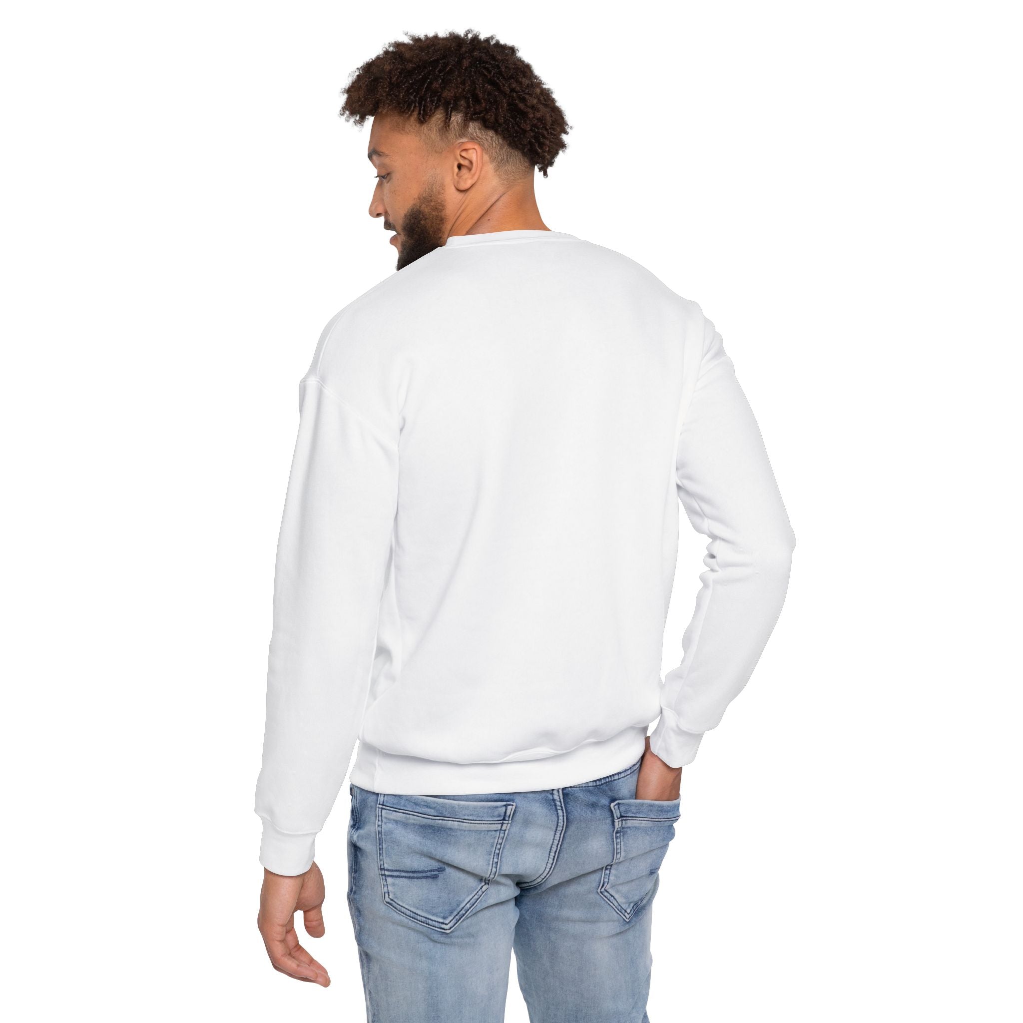 Monogramm-Sweatshirt mit Rundhalsausschnitt und „V“-Print