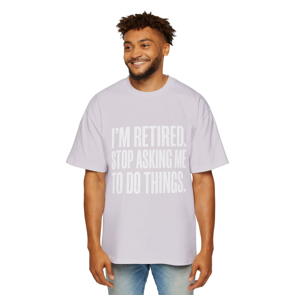 Ausgemustertes Oversized Baumwoll-T-Shirt