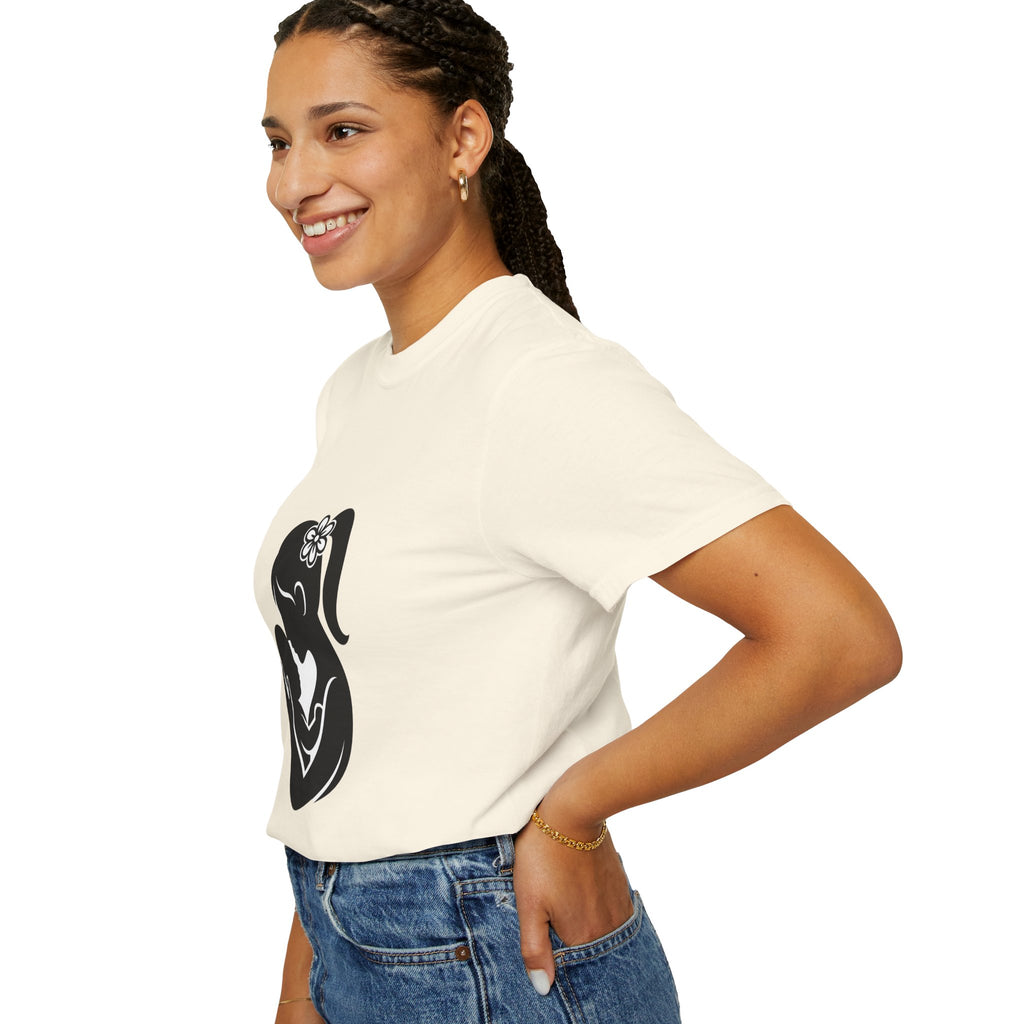 Mom and Baby Silhouette T-Shirt — Nursing & New Mom Gift