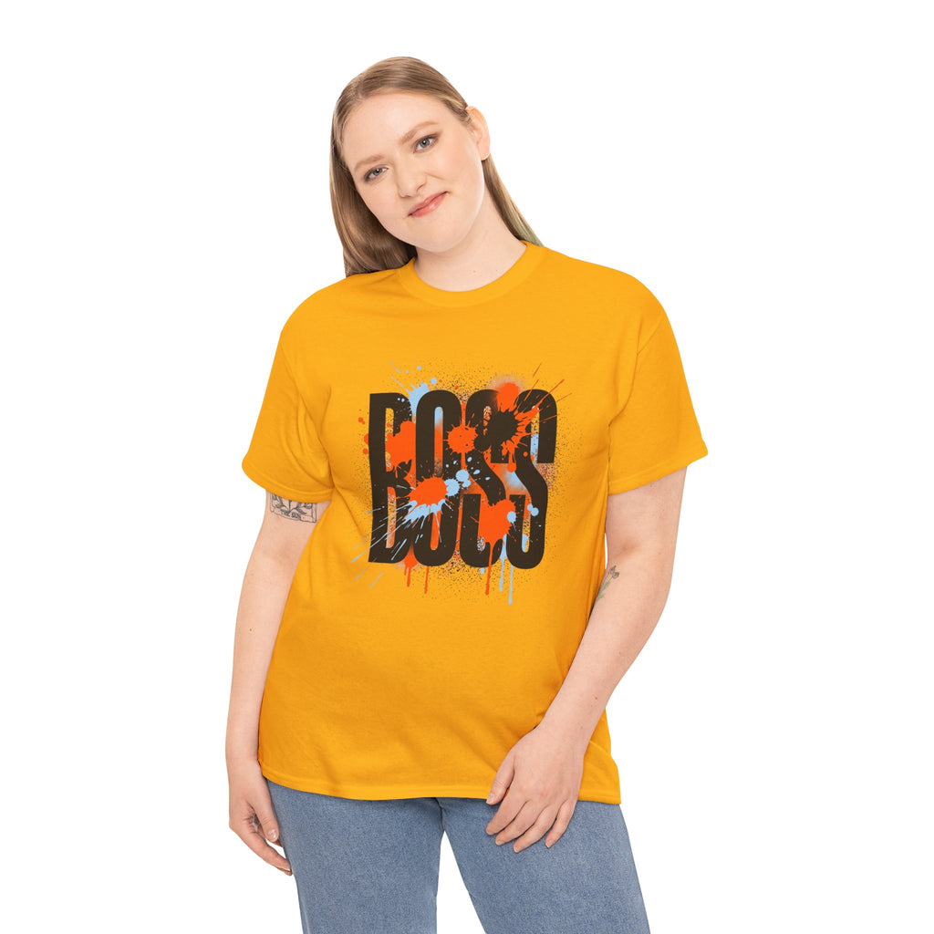 BOSS Graffiti Tee – Street Art Graphic T-Shirt